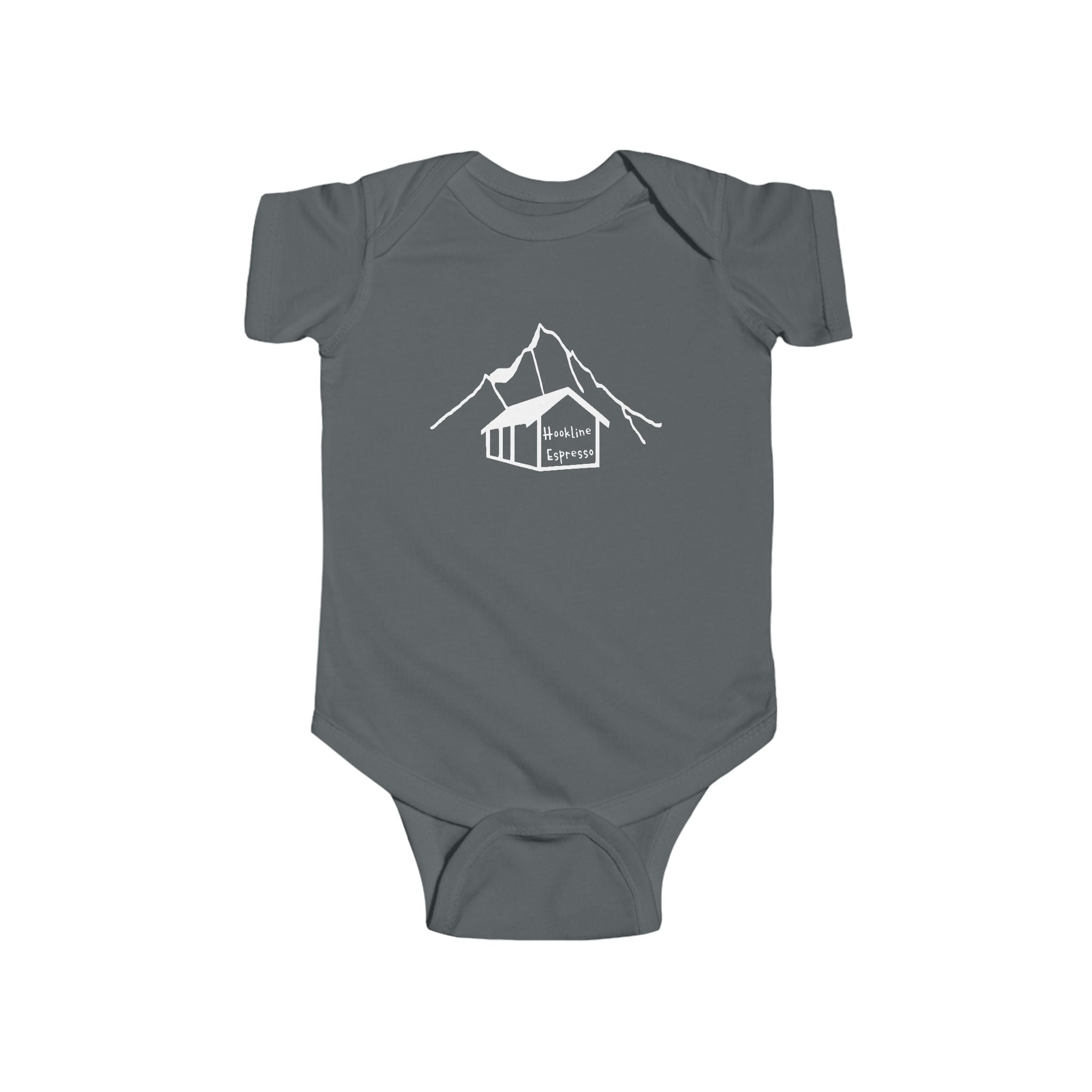 Hookline Espresso Baby Bodysuit