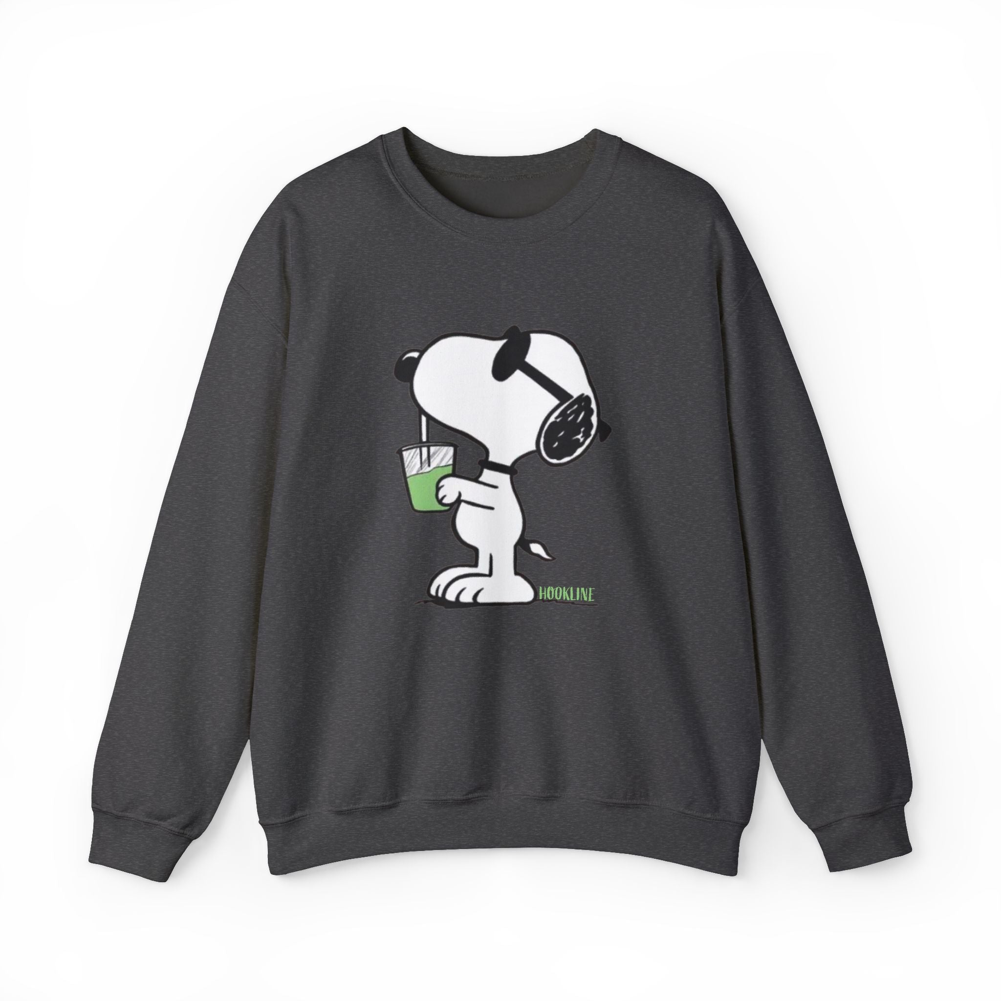 Retro Snoopy Sipping Matcha Crewneck