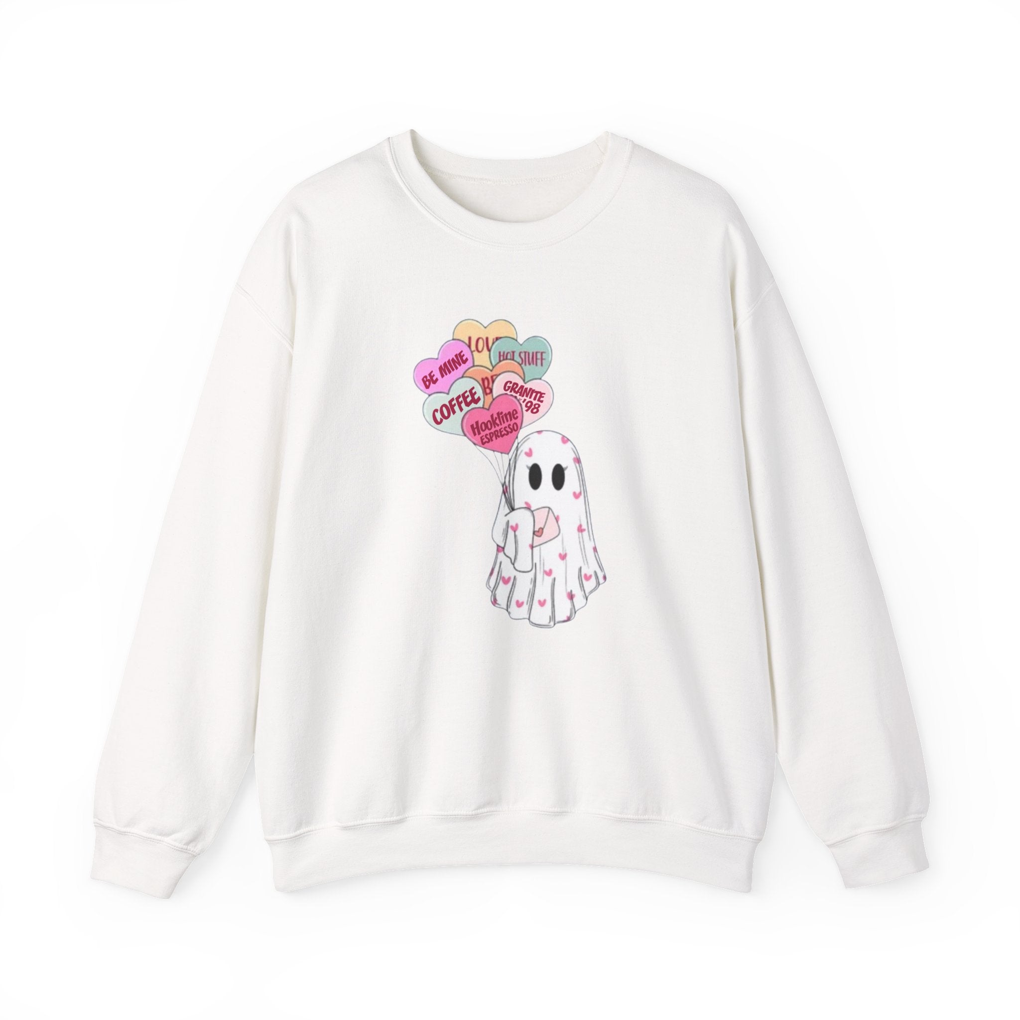 Conversation Hearts Hookline Crewneck