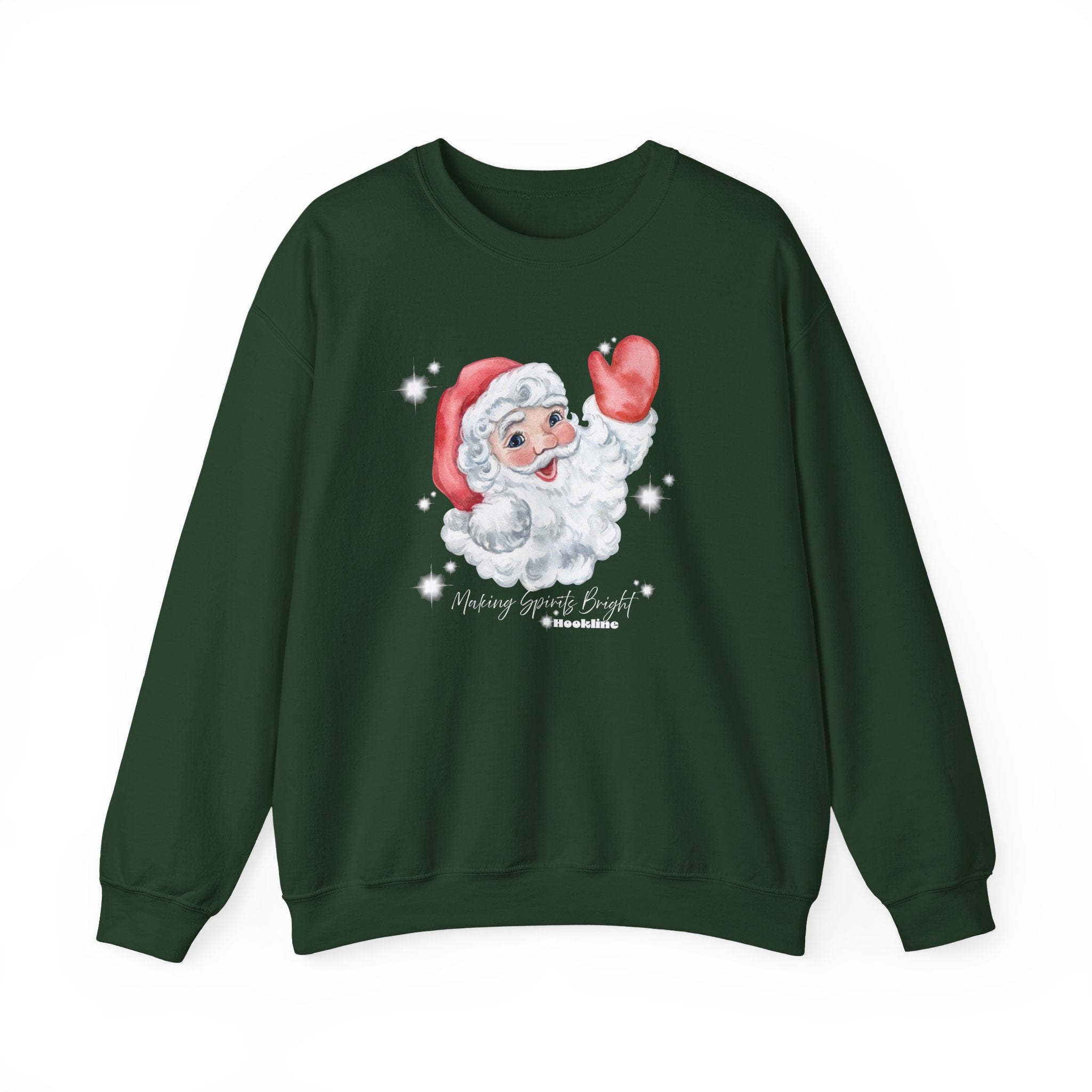 Making Spirits Bright Santa Sweatshirt