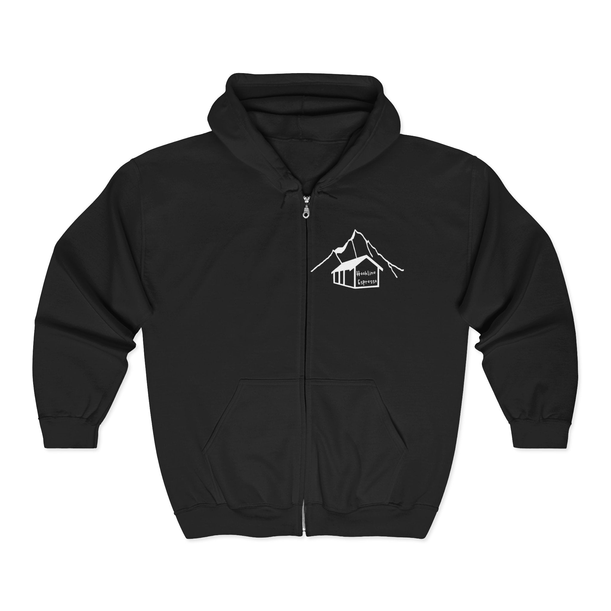 Hookline Espresso Classic Logo Zipup