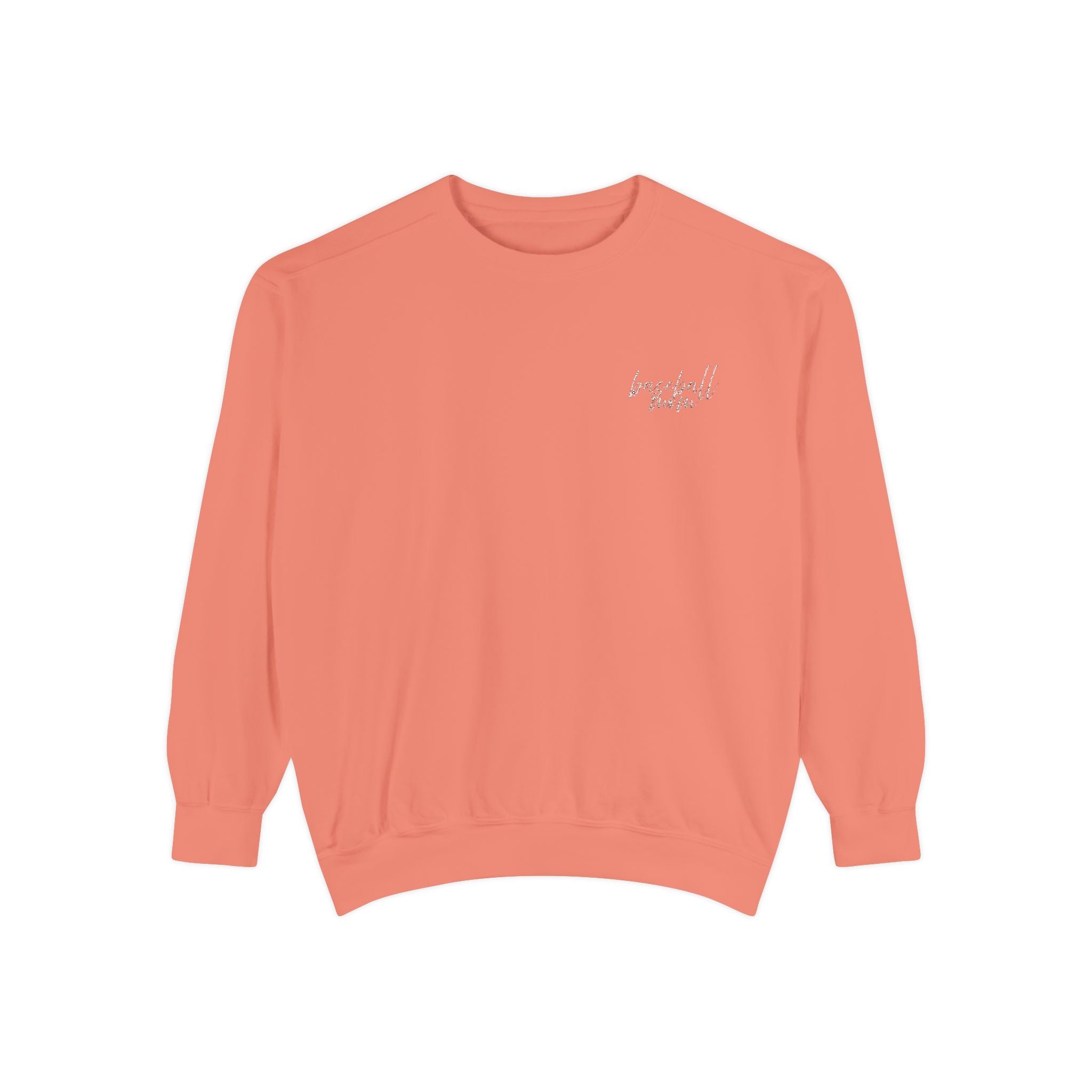 Baseball Mom Embroidered Sweatshirt