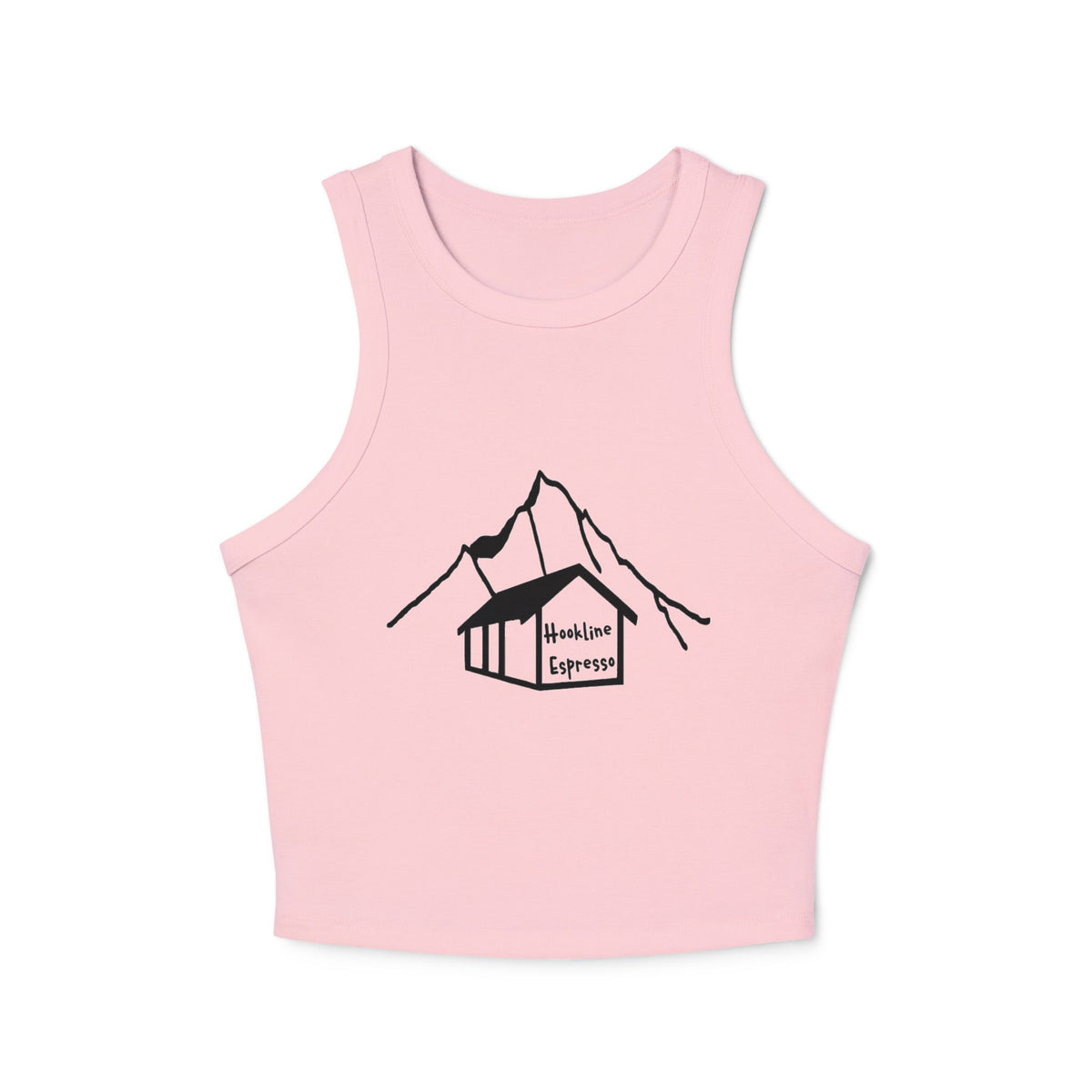 Hookline Espresso Racer Tank Top for Women