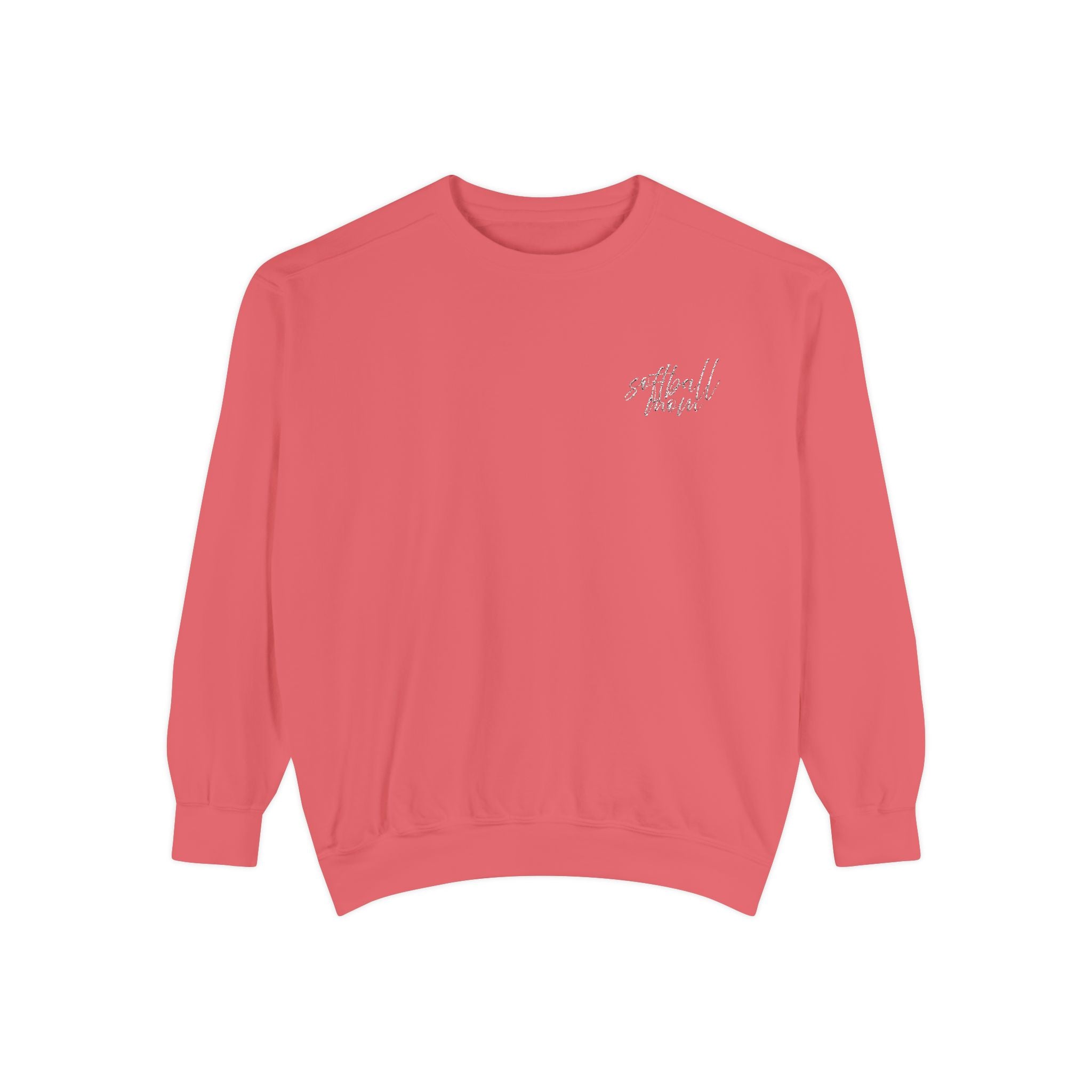Softball Mom Embroidered Sweatshirt