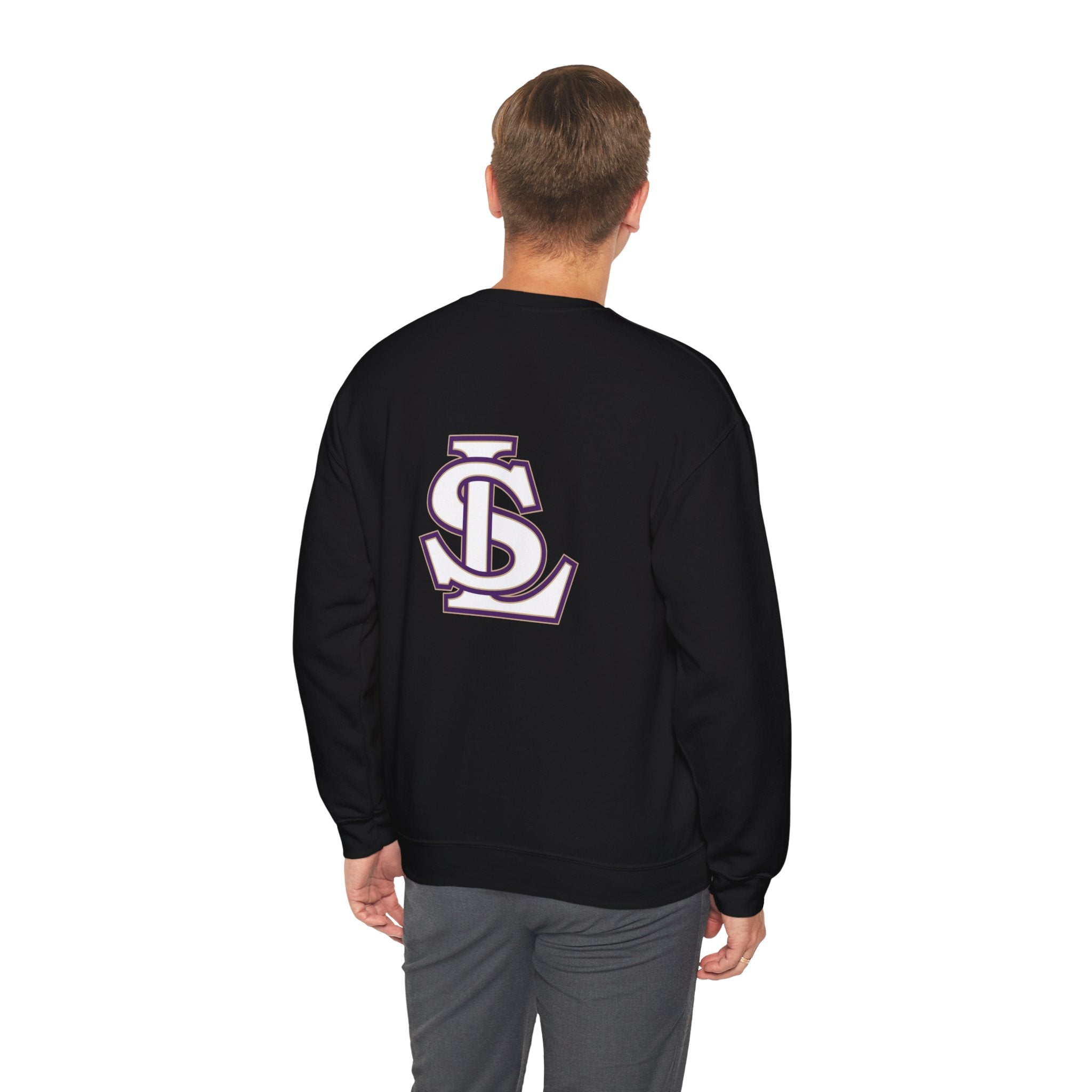 Lake Stevens Vikings Crewneck Sweatshirt – Bold Front and Back Graphic School Spirit Sweatshirt