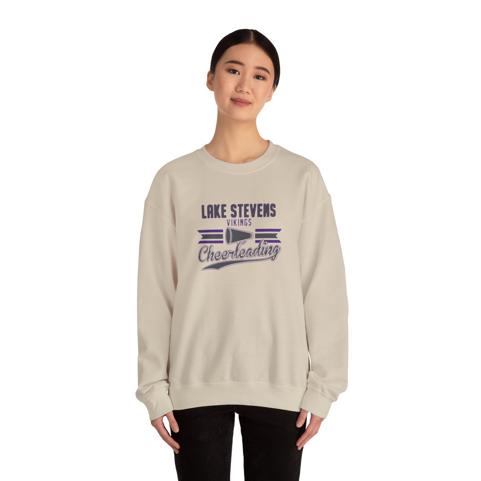 Lake Stevens Vikings Cheerleading Crewneck Sweatshirt