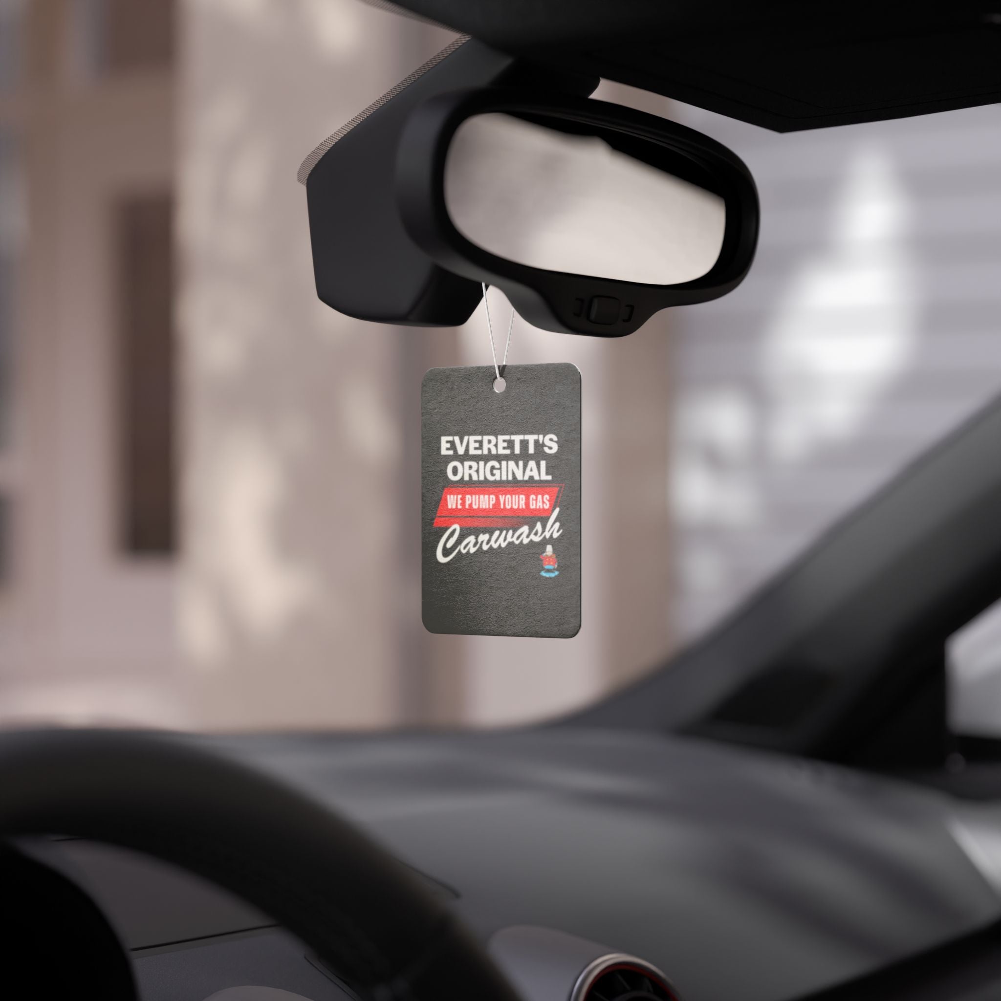 Car Air Freshener — Everett's Original Carwash "We Pump Your Gas" Scented Tag