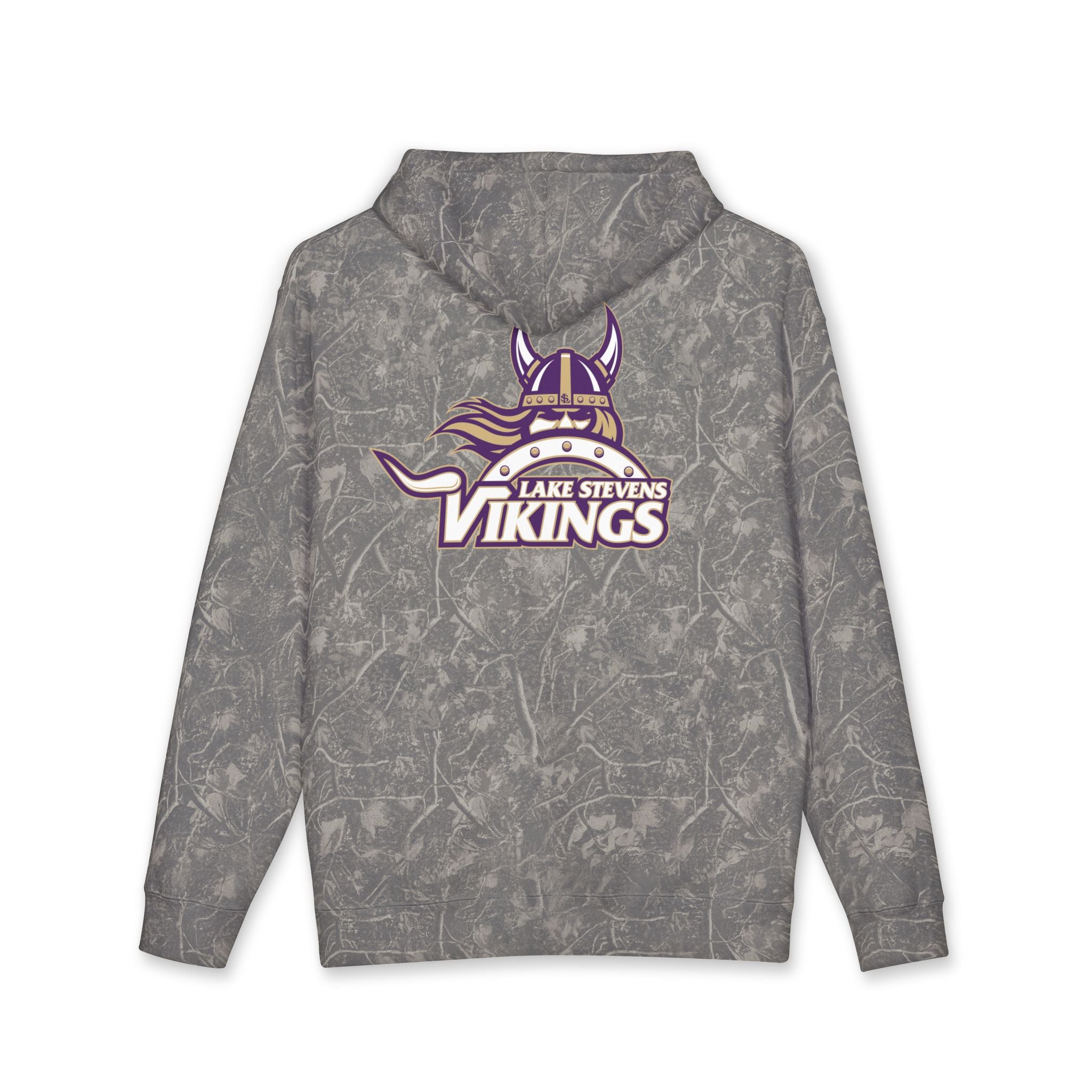 Lake Stevens Vikings Hoodie — School Spirit Camo Pullover