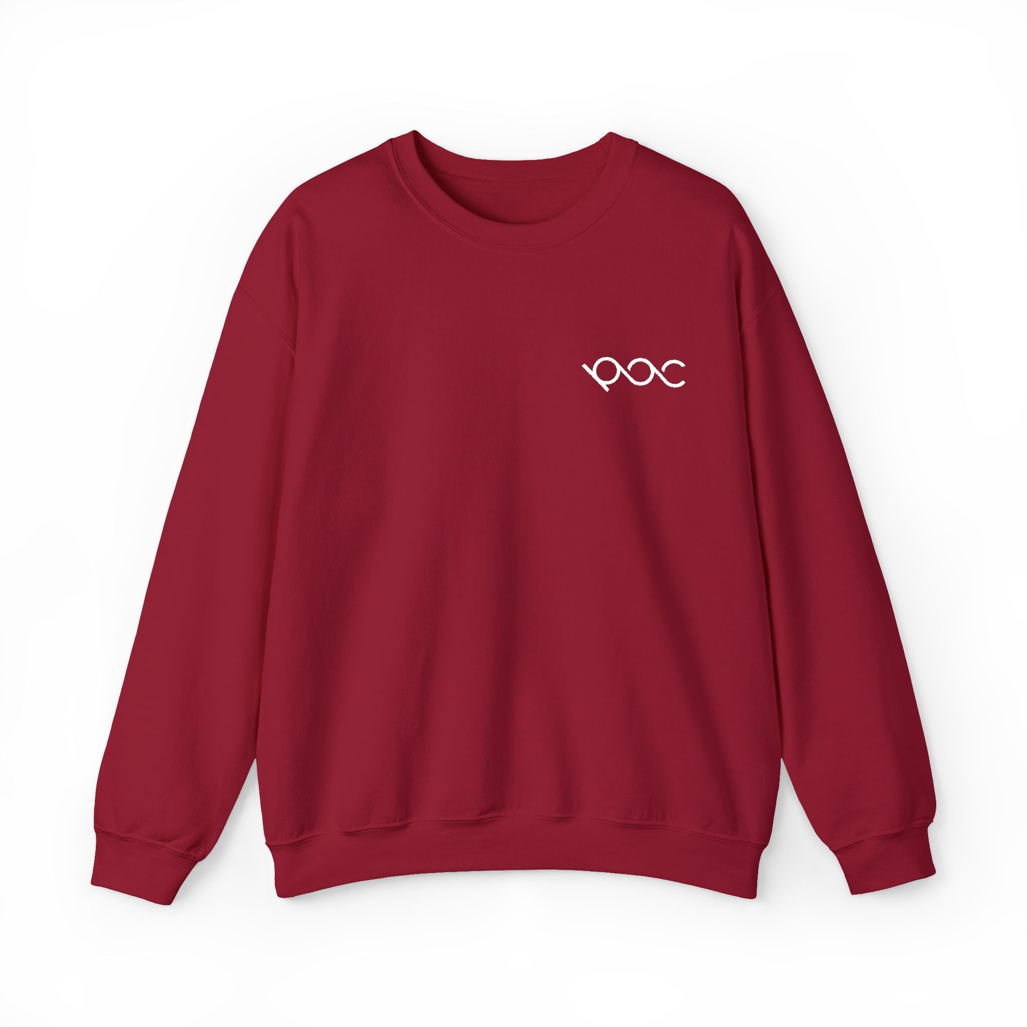 PAC White Embroidered Sweatshirt