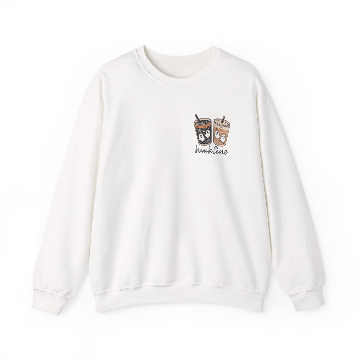 Hookline Sweatshirt — Cute Spooky Iced Coffee