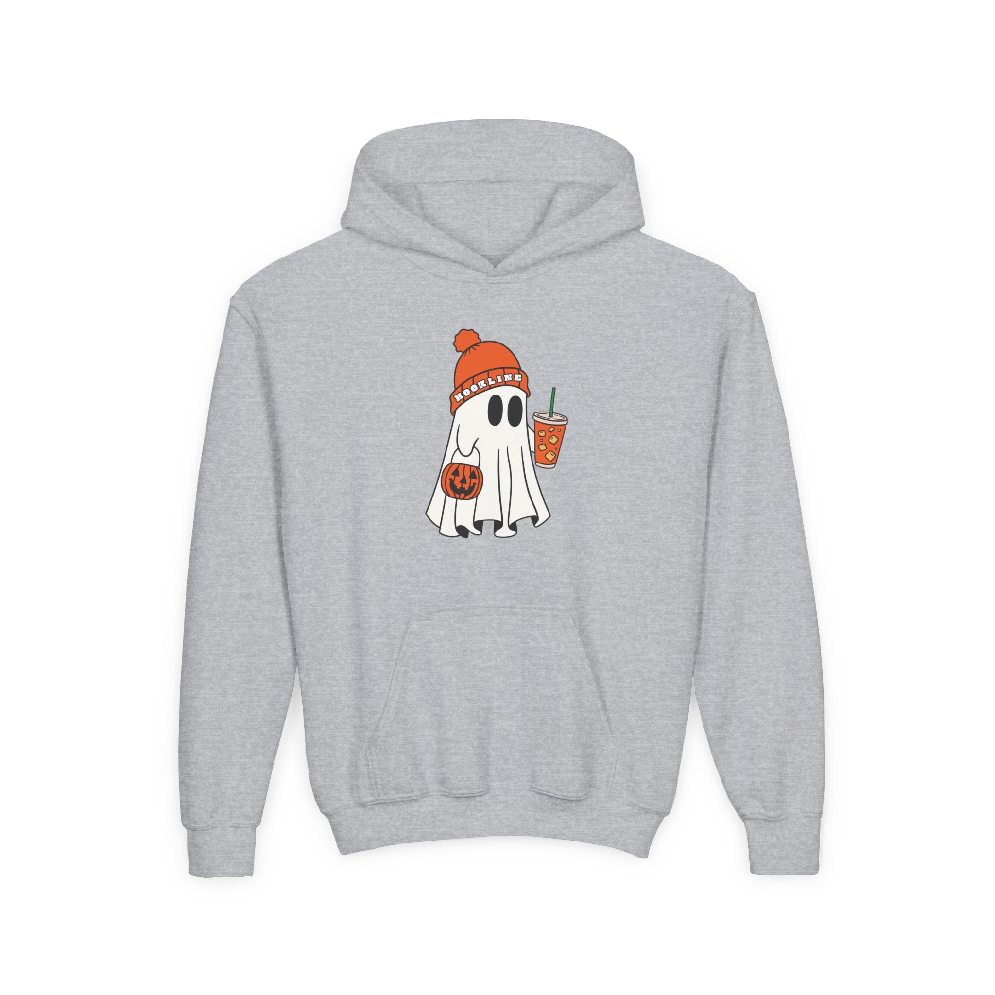 Ghost Youth Hoodie - Spooky Hookline Design