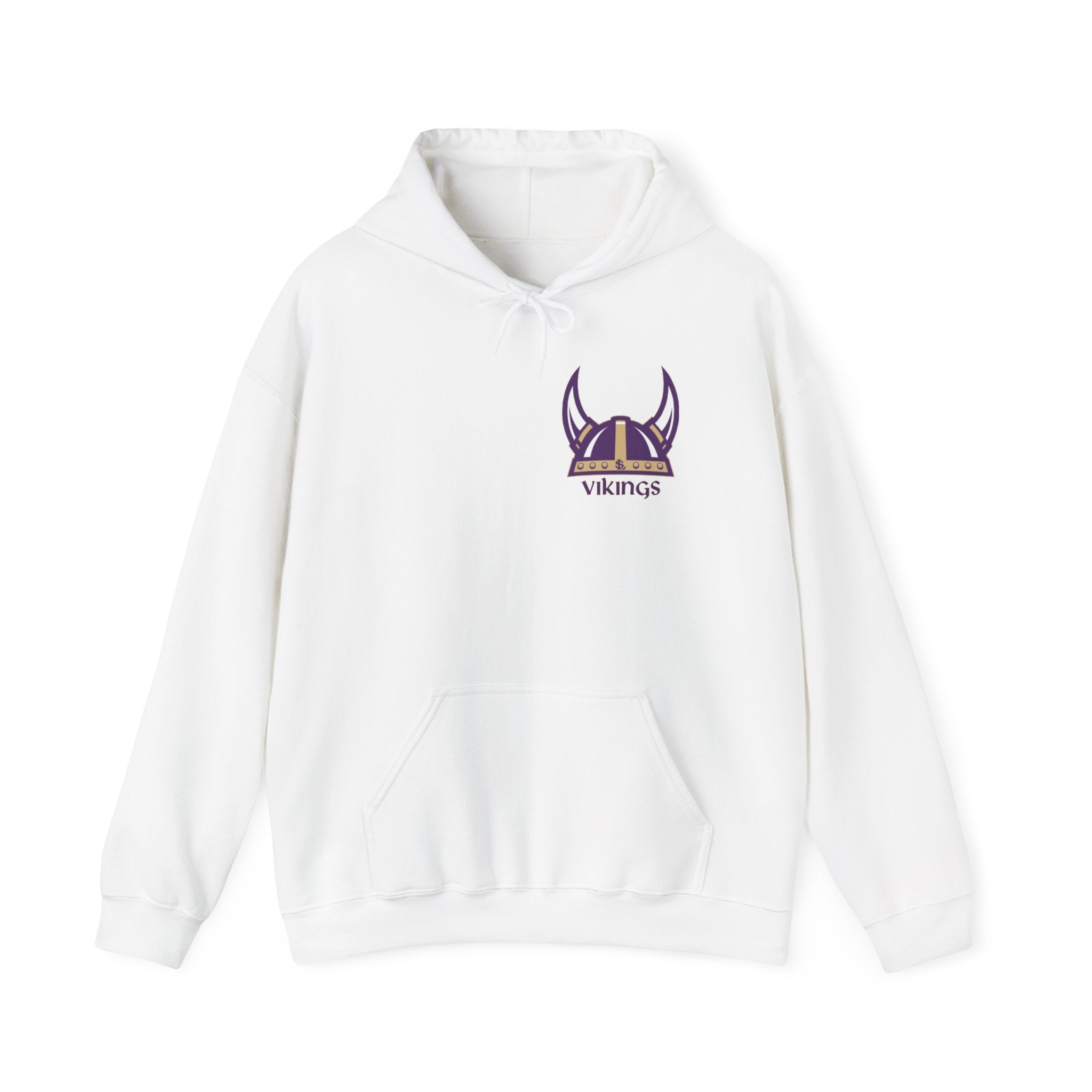 Vikings Helmet Logo Hoodie