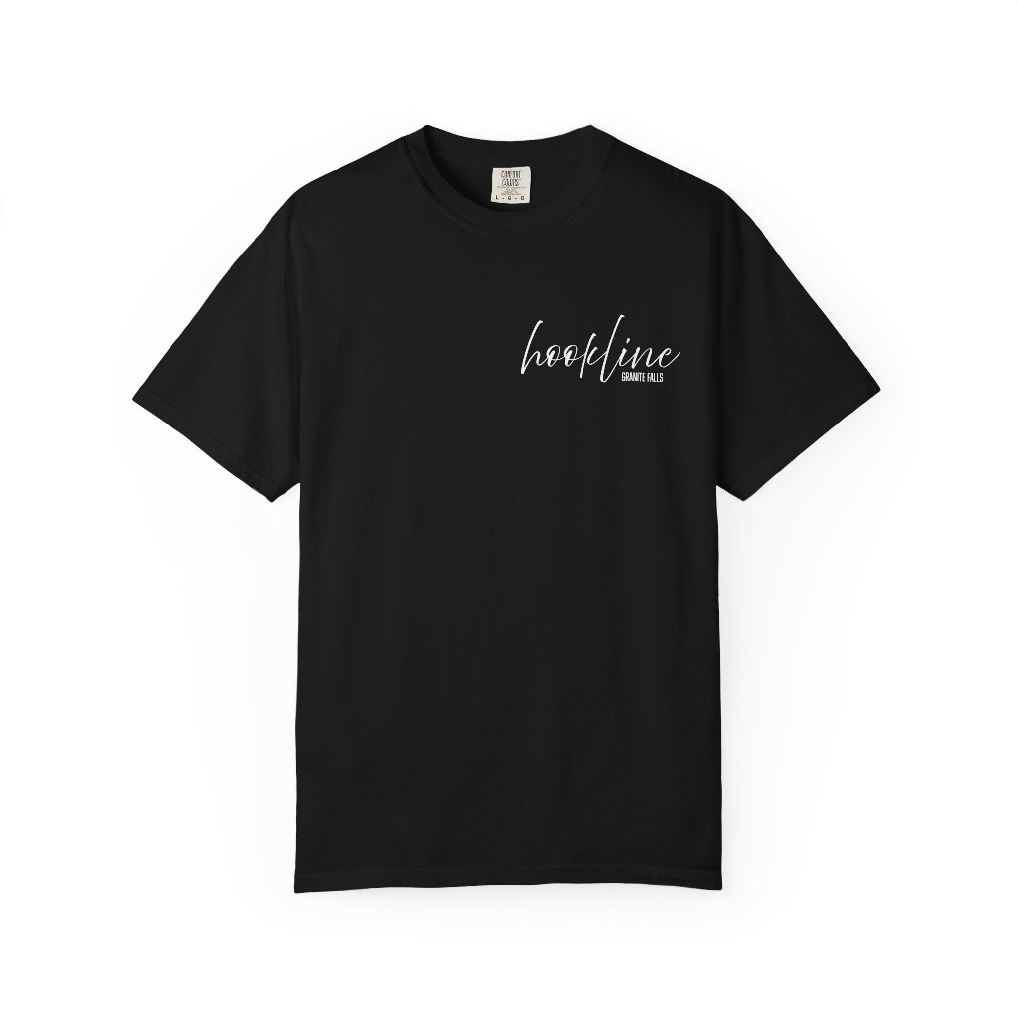 Hookline White Font T-shirt