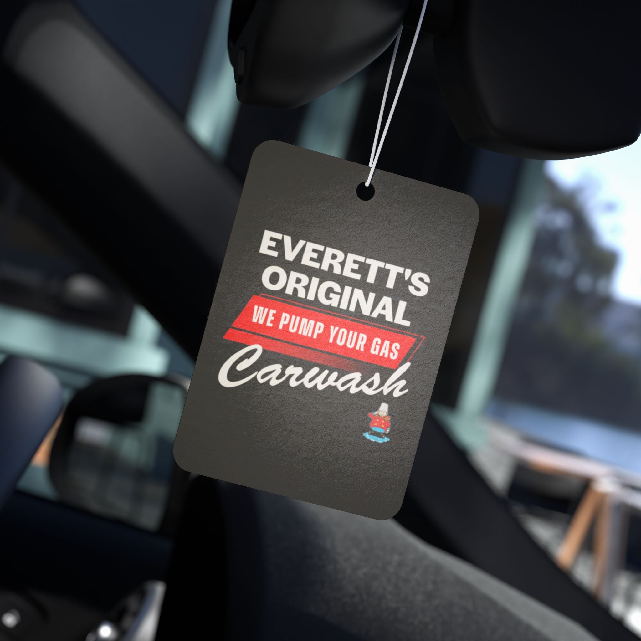 Car Air Freshener — Everett's Original Carwash "We Pump Your Gas" Scented Tag