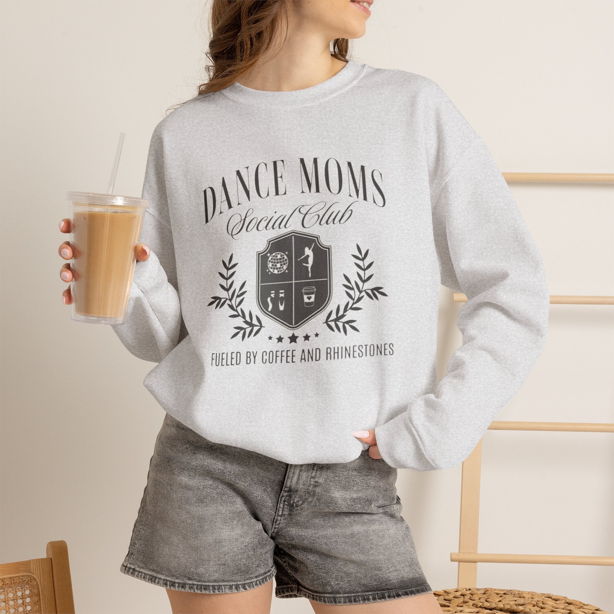 Dance Moms Crewneck Sweatshirt — "Dance Moms Social Club" Cozy Pullover for Dance Parents