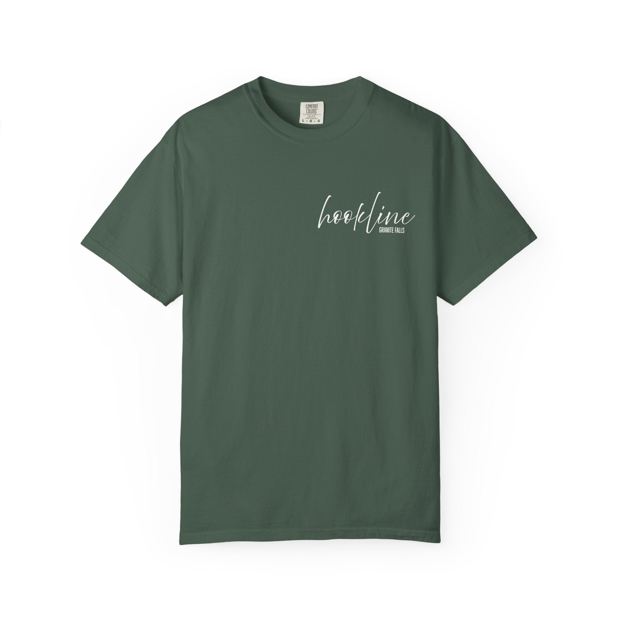 Hookline White Font T-shirt