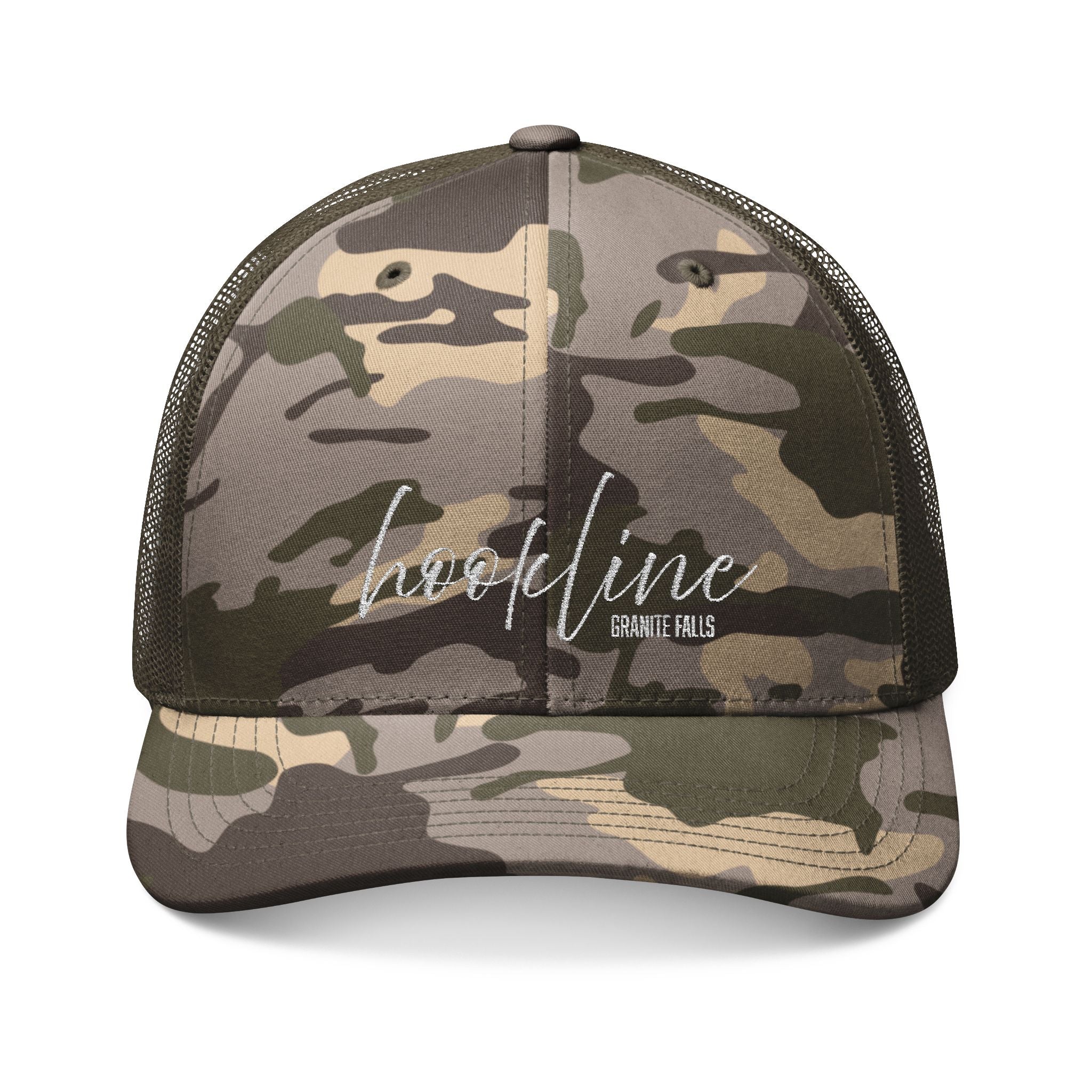Camo Hookline Trucker Hat
