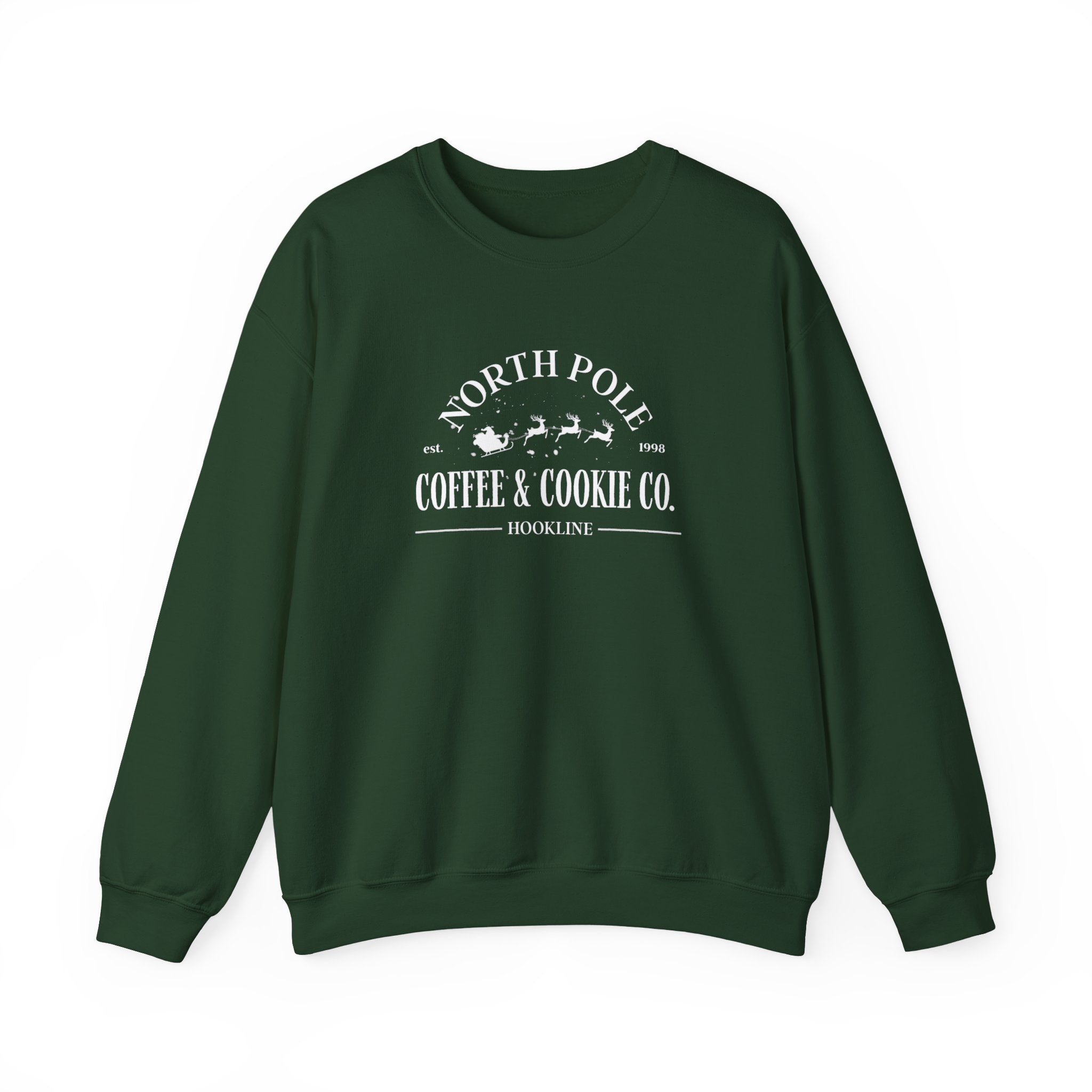 North Pole Coffee & Cookie Hookline Sweatshirt