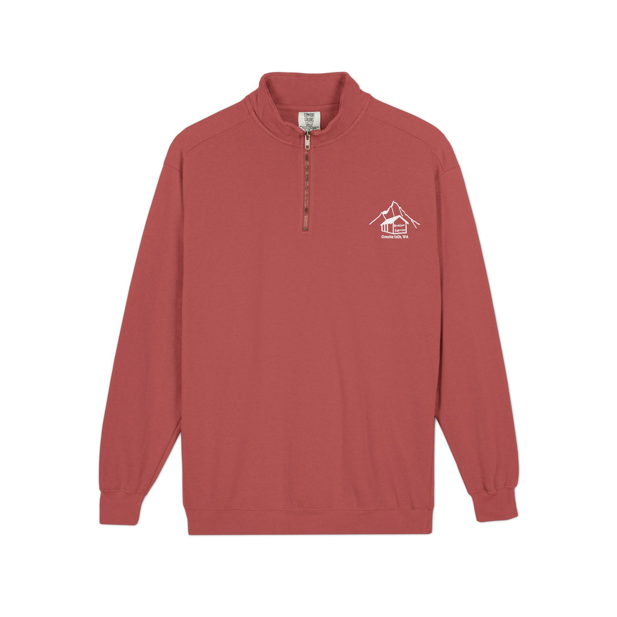 Quarter-Zip Sweatshirt — Hookline Espresso