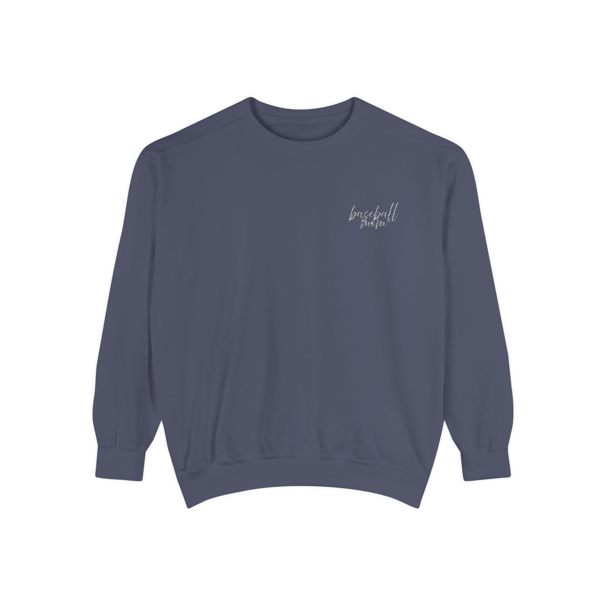 Baseball Mom Embroidered Sweatshirt