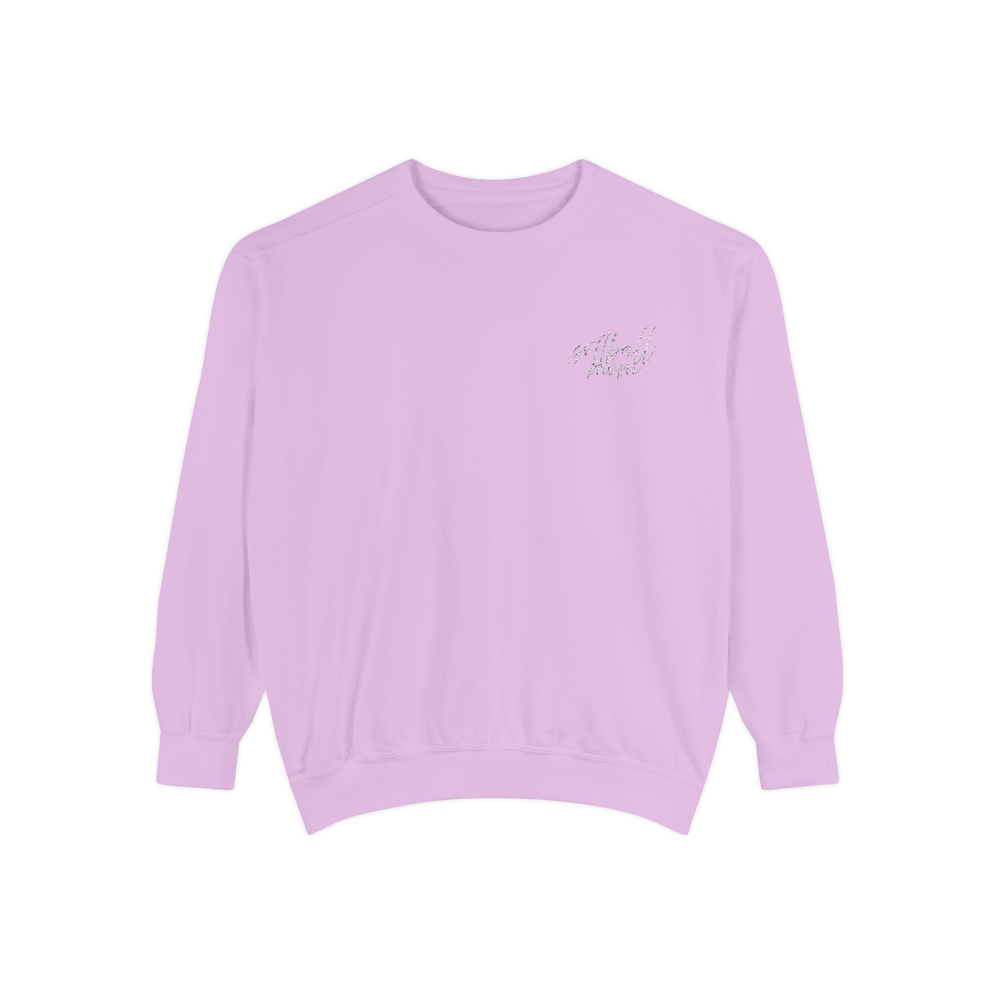 Softball Mom Embroidered Sweatshirt