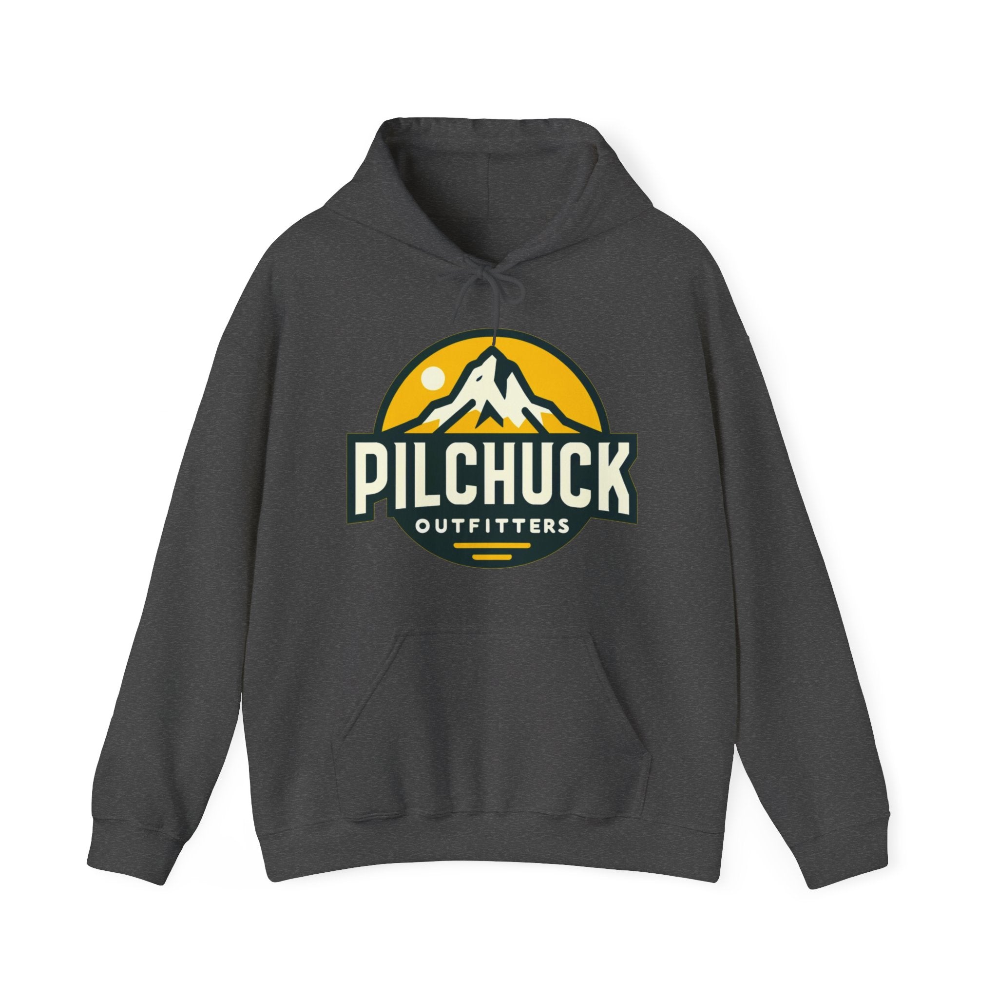 Classic Big Logo Pilchuck Outfitters Unisex Heavy Blend Hooded Sweatshirt