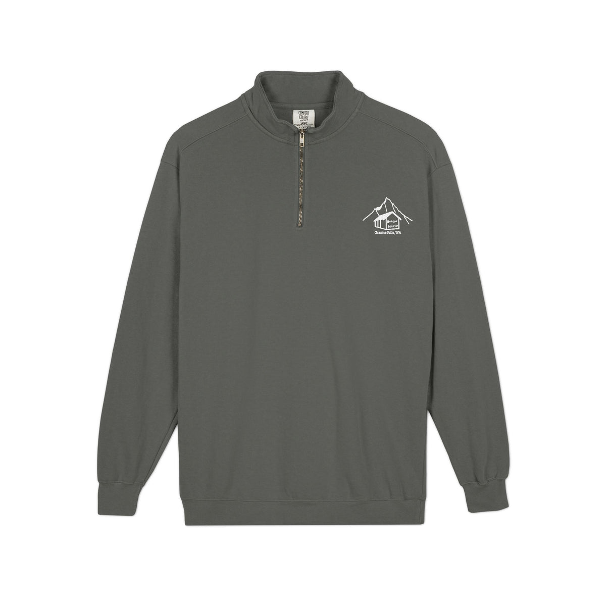 Quarter-Zip Sweatshirt — Hookline Espresso