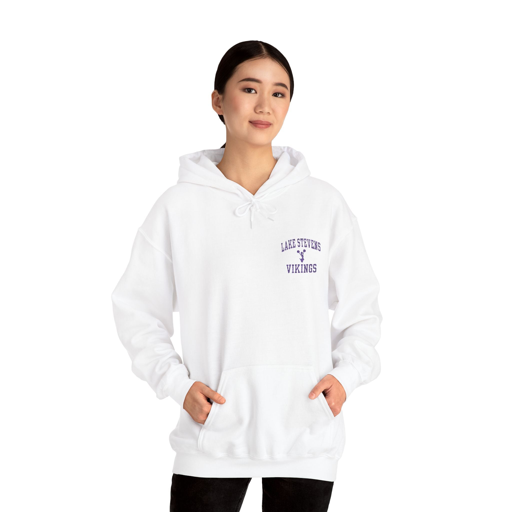 Lake Stevens Vikings Hoodie - Small Chest Logo Cozy Pullover