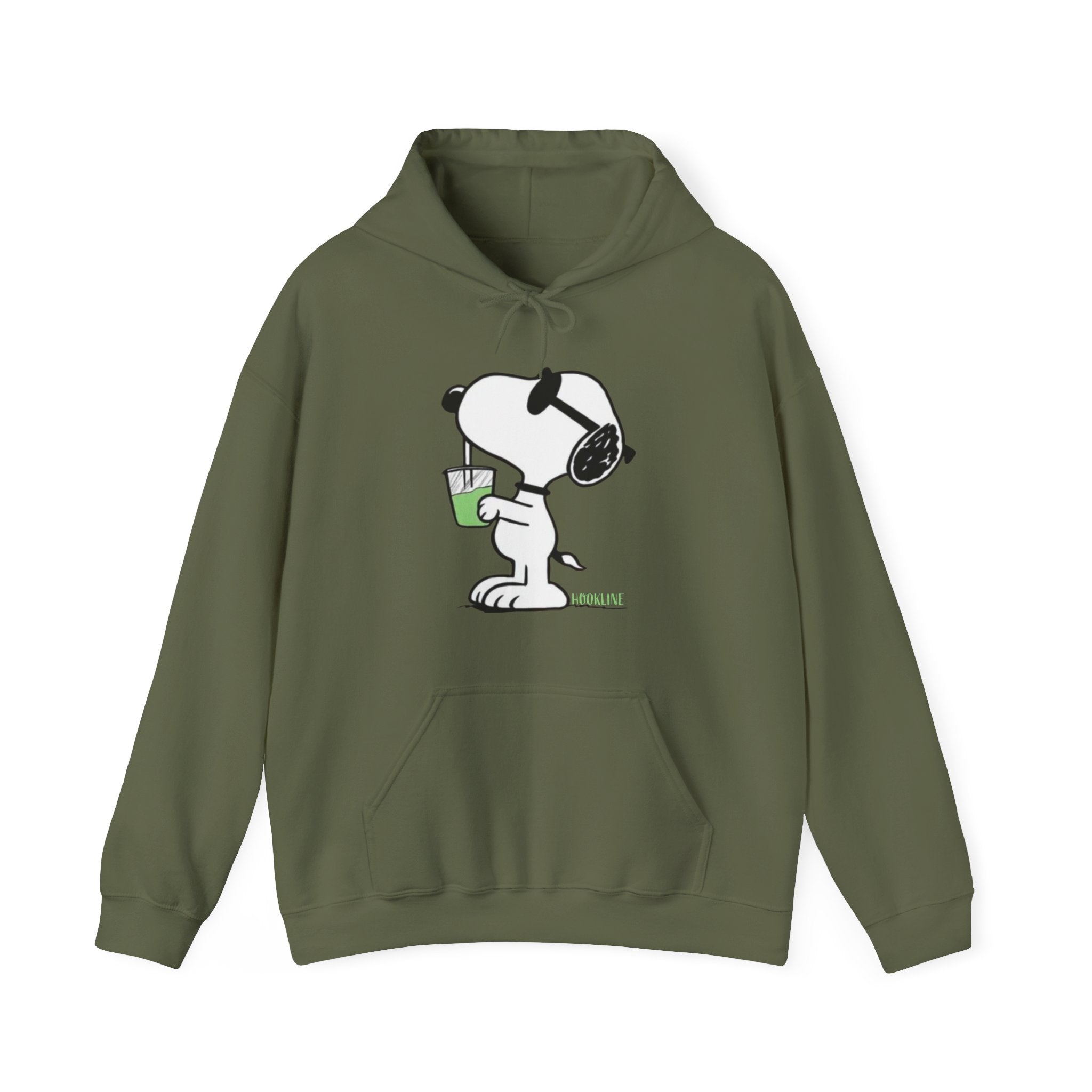 Snoopy Matcha Hookline Hoodie