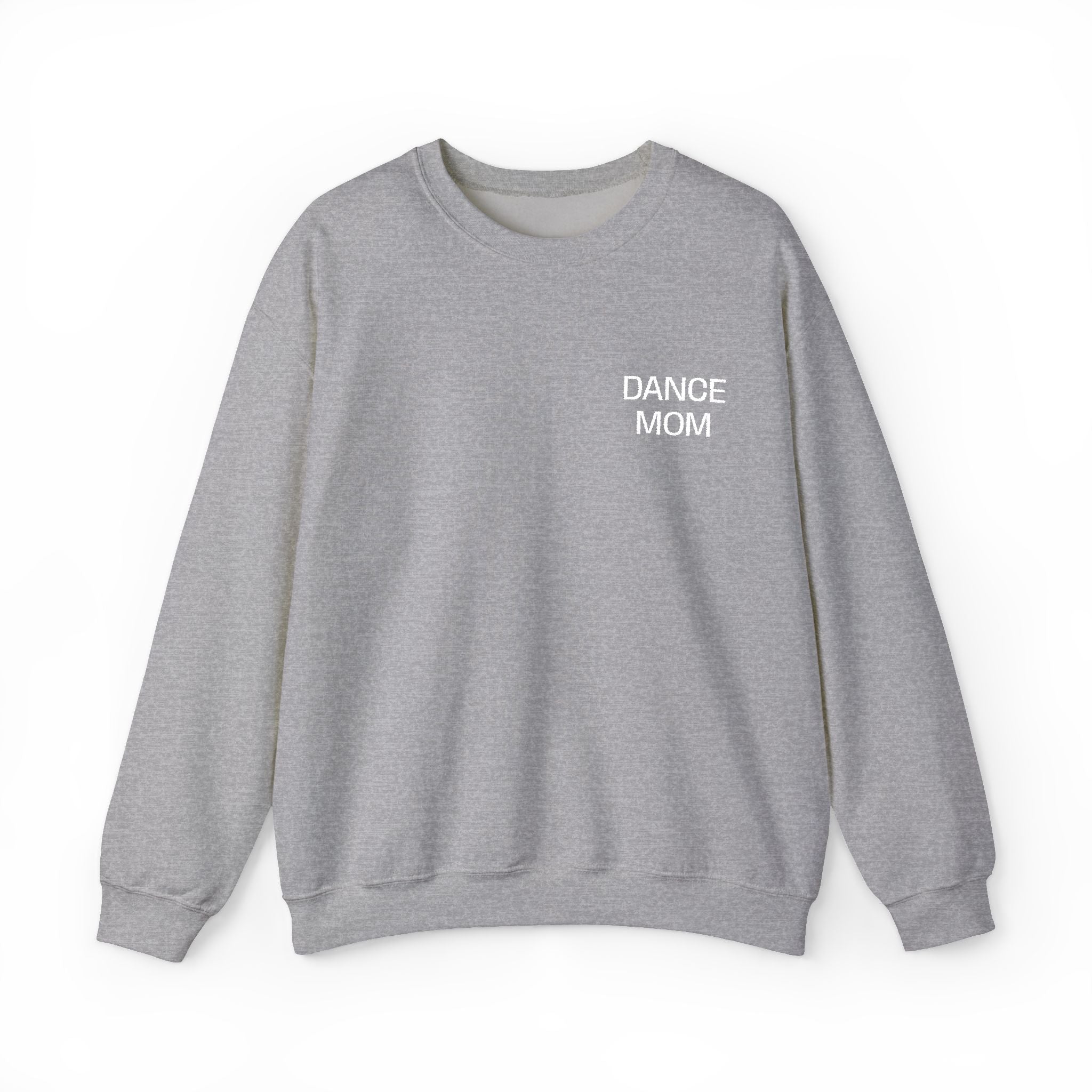 DANCE MOM White Embroidered Sweatshirt