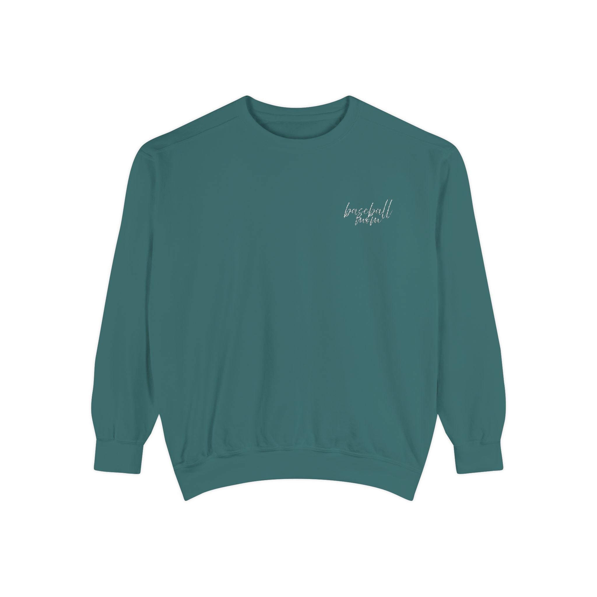 Baseball Mom Embroidered Sweatshirt