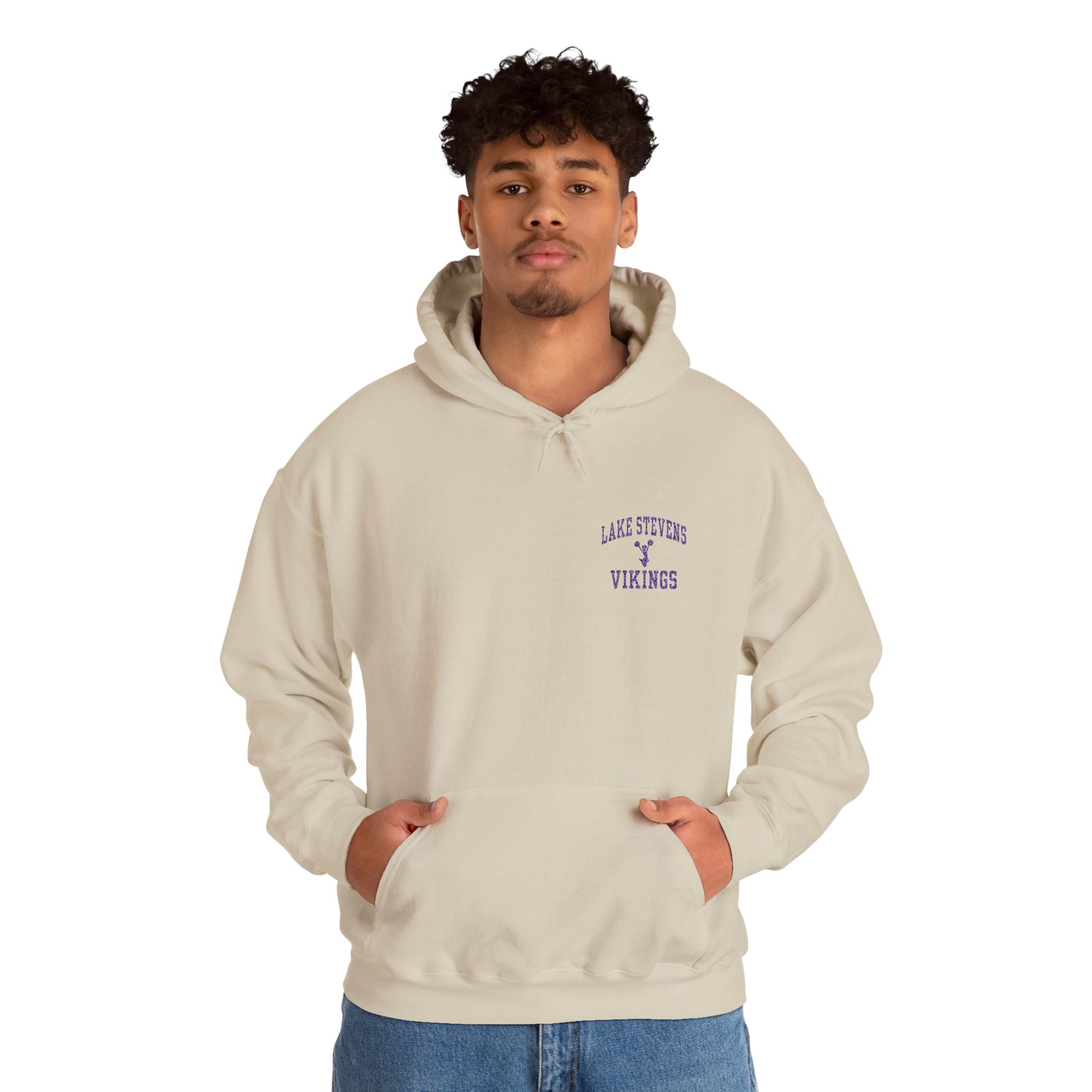 Lake Stevens Vikings Hoodie - Small Chest Logo Cozy Pullover