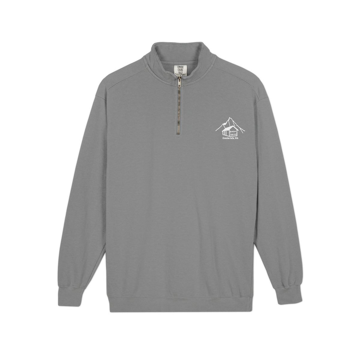 Quarter-Zip Sweatshirt — Hookline Espresso