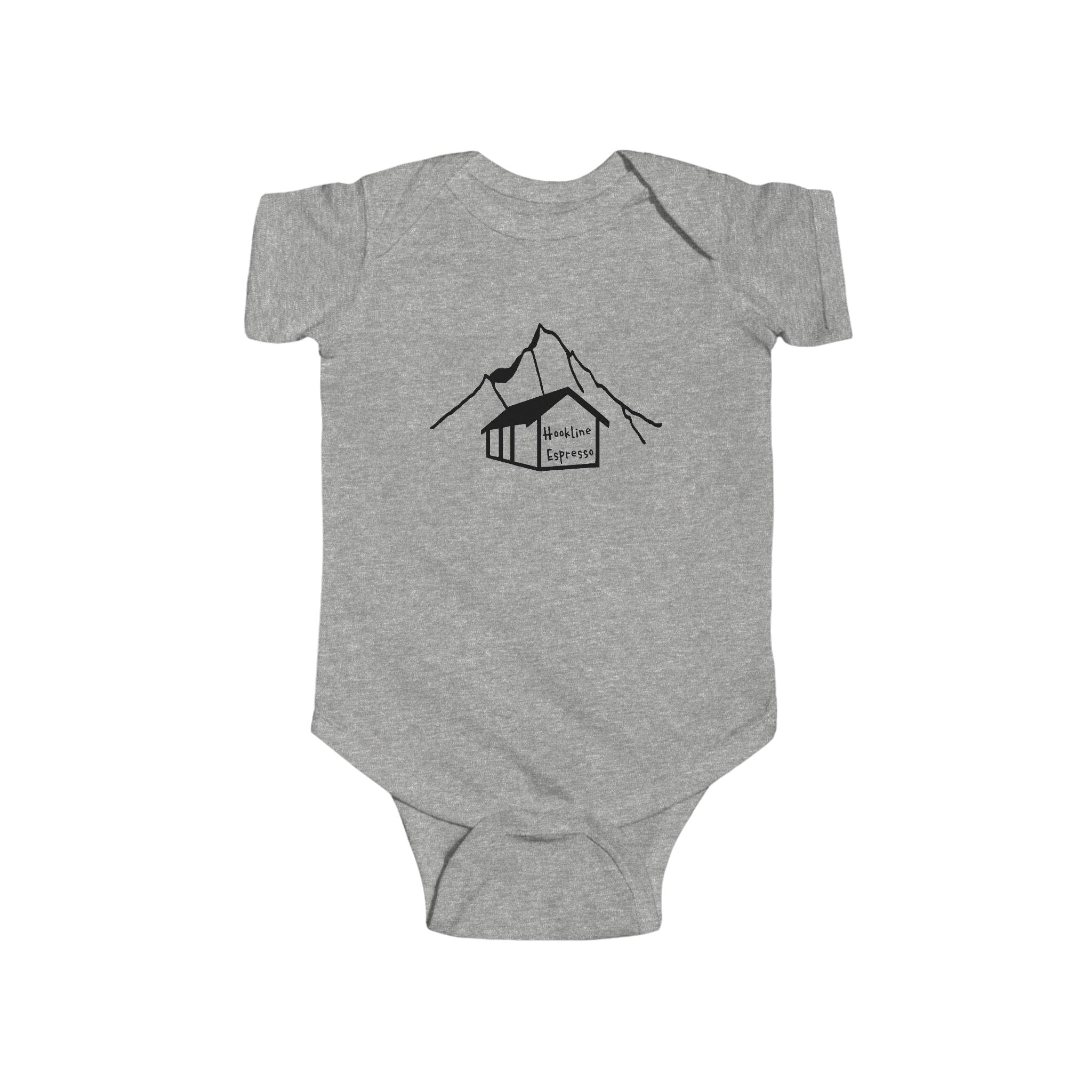 Hookline Espresso Baby Bodysuit