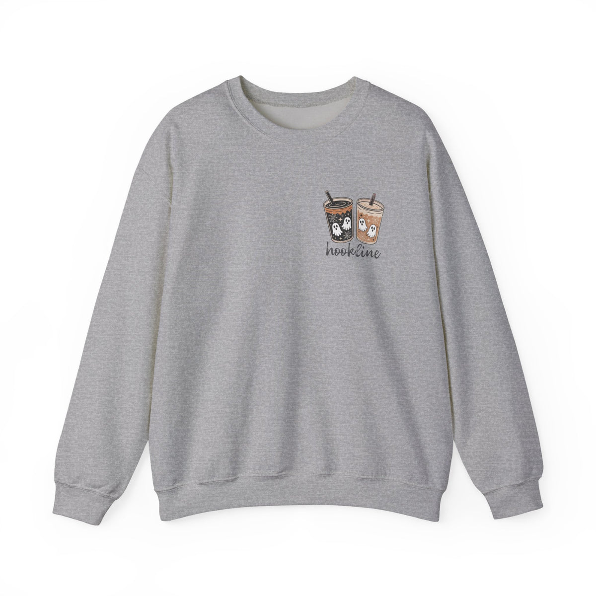 Hookline Sweatshirt — Cute Spooky Iced Coffee
