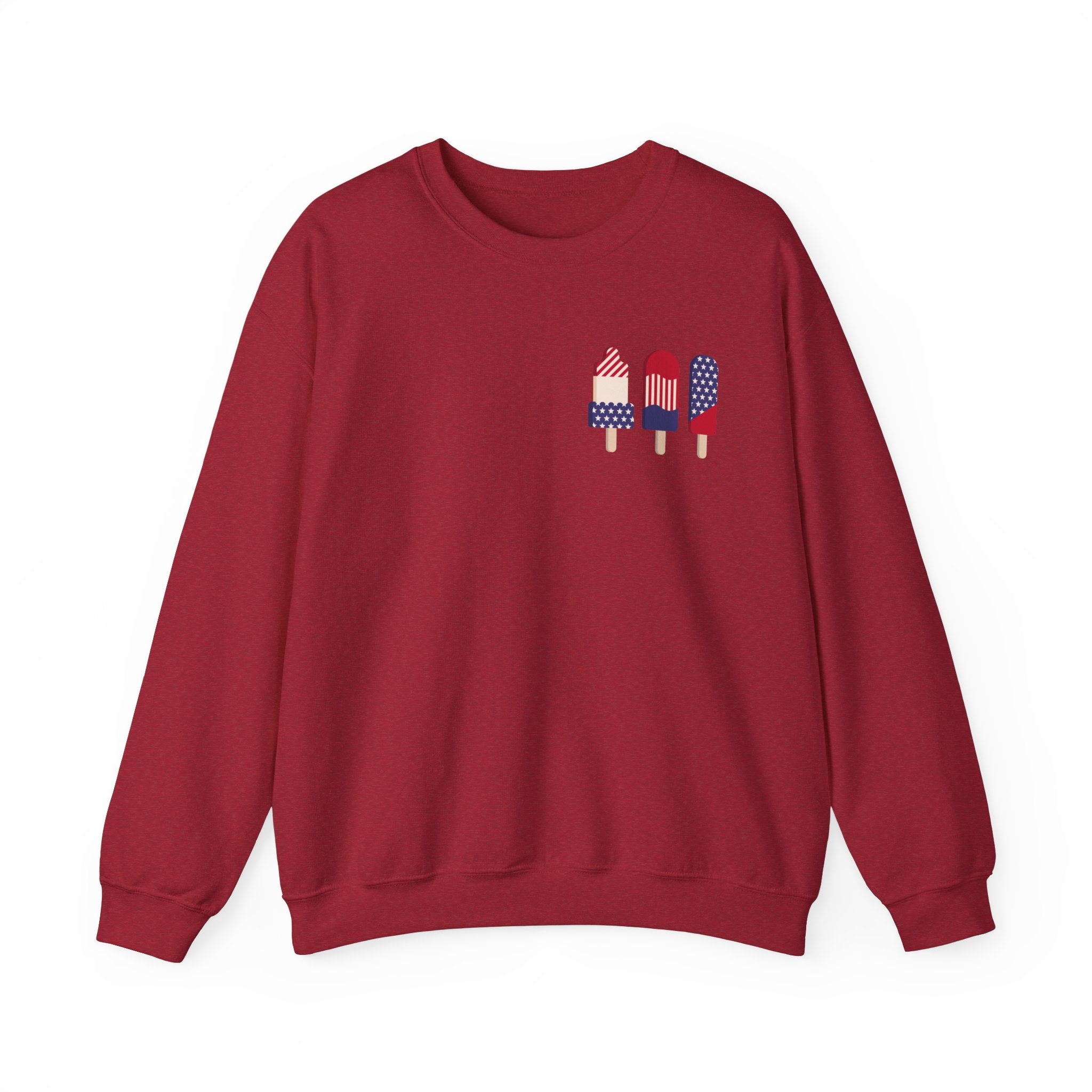 Patriotic Popsicles Crewneck Sweatshirt
