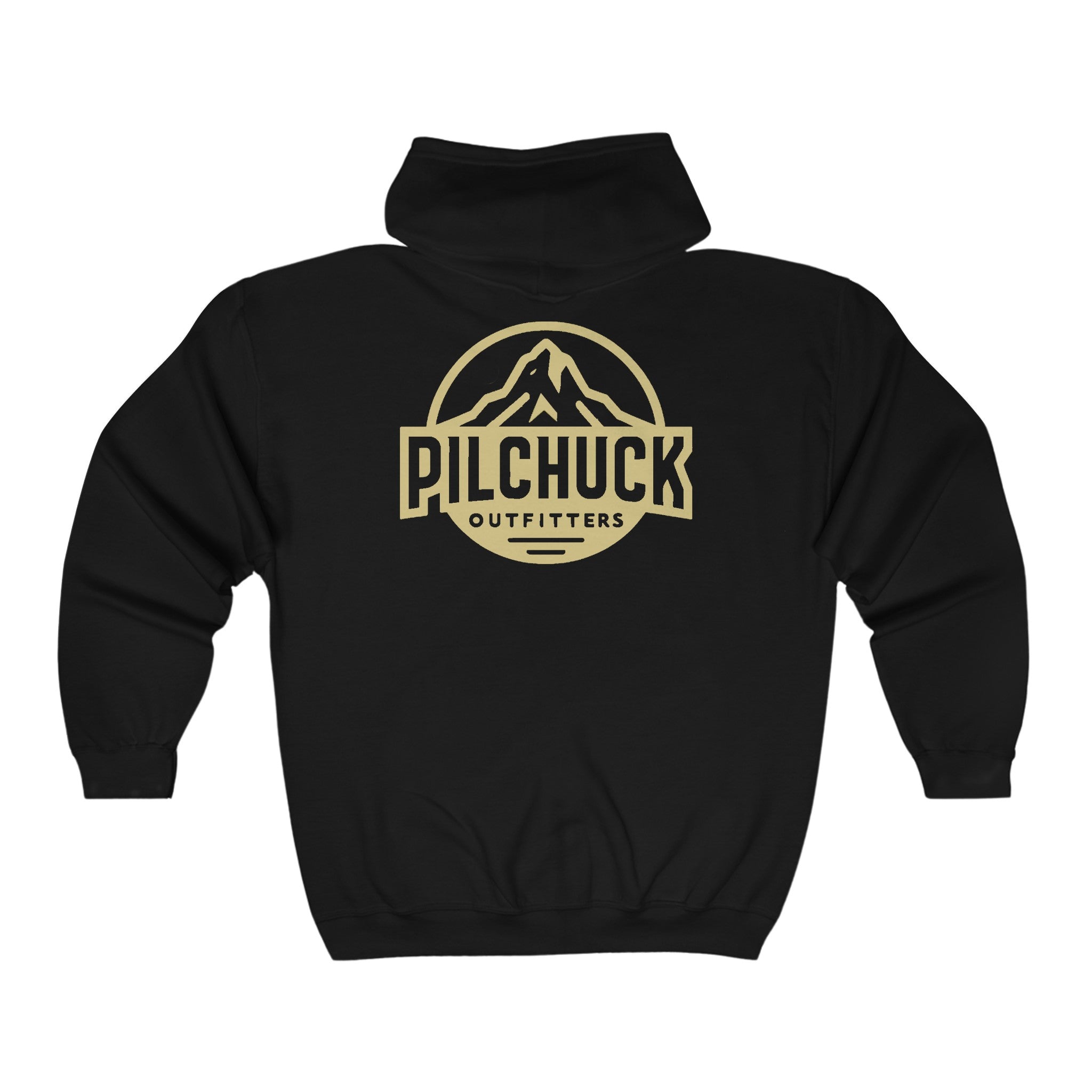 Gold Pilchuck Outfitters Classic Unisex Heavy Blend Full Zip Hooded Sweatshirt