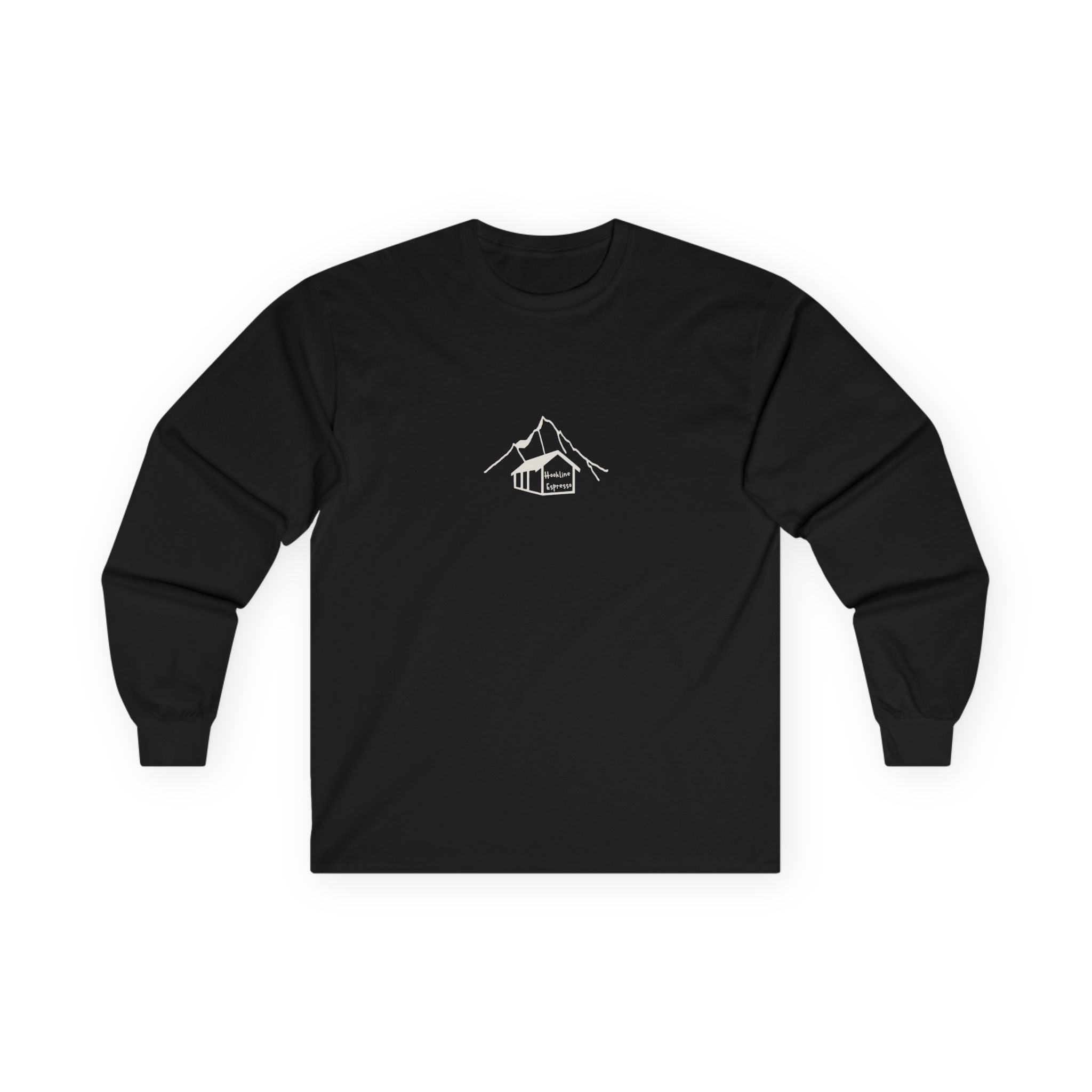 Hookline Espresso — Long Sleeve Tee