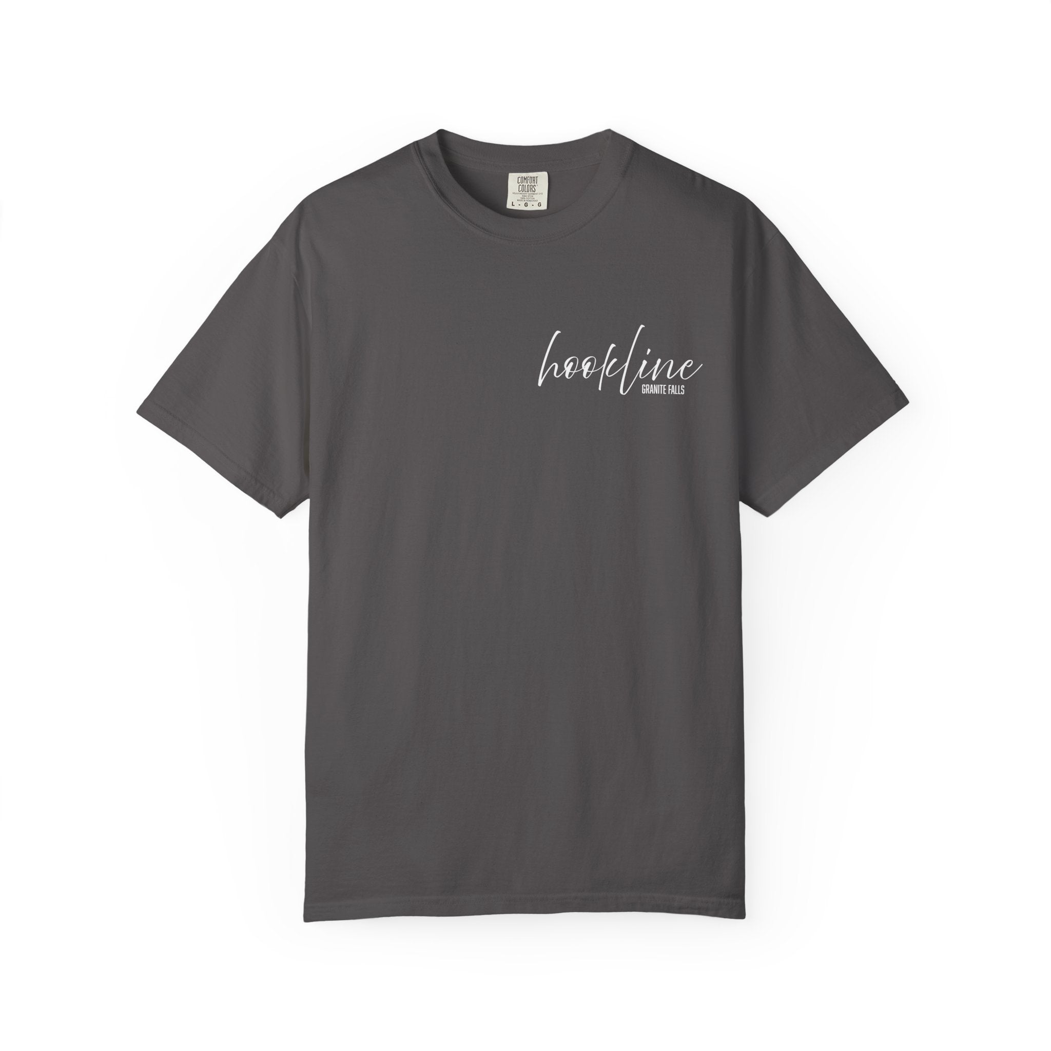Hookline White Font T-shirt