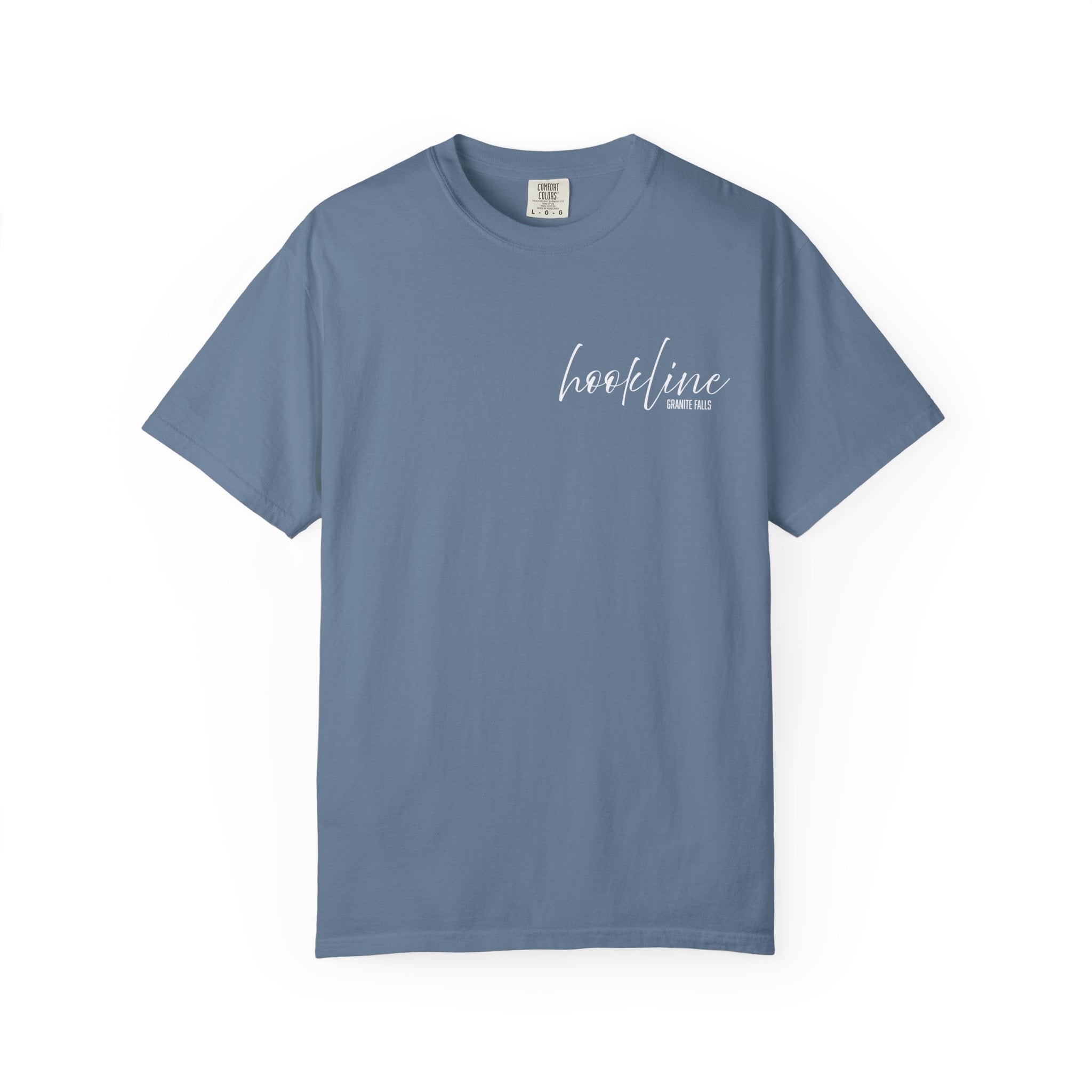 Hookline White Font T-shirt