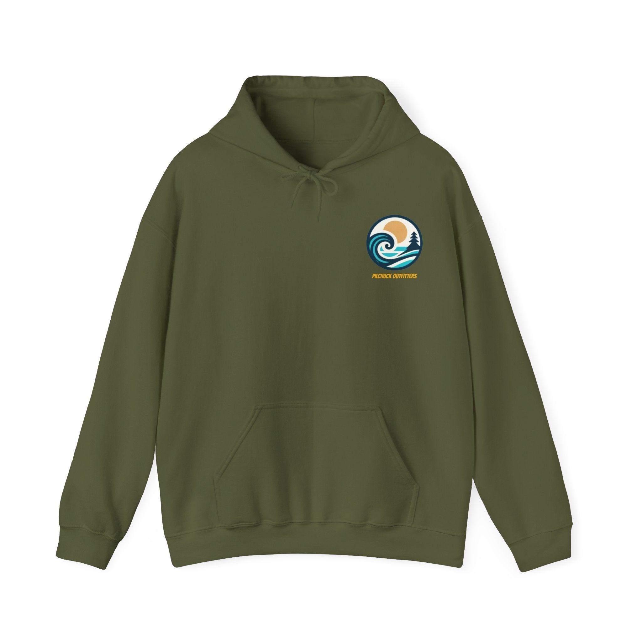 Circle Wave PNW Icon Unisex Heavy Blend Hooded Sweatshirt