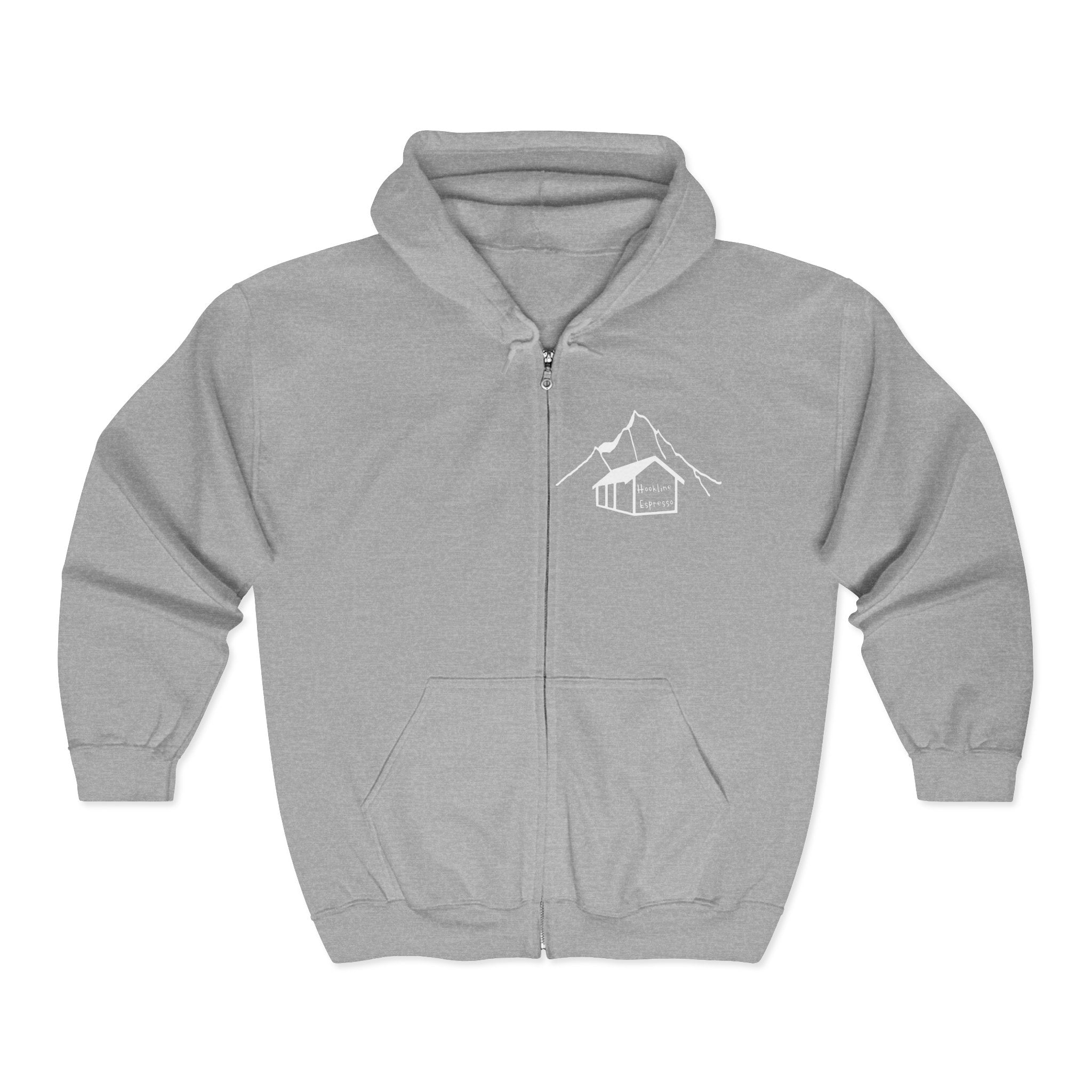 Hookline Espresso Classic Logo Zipup