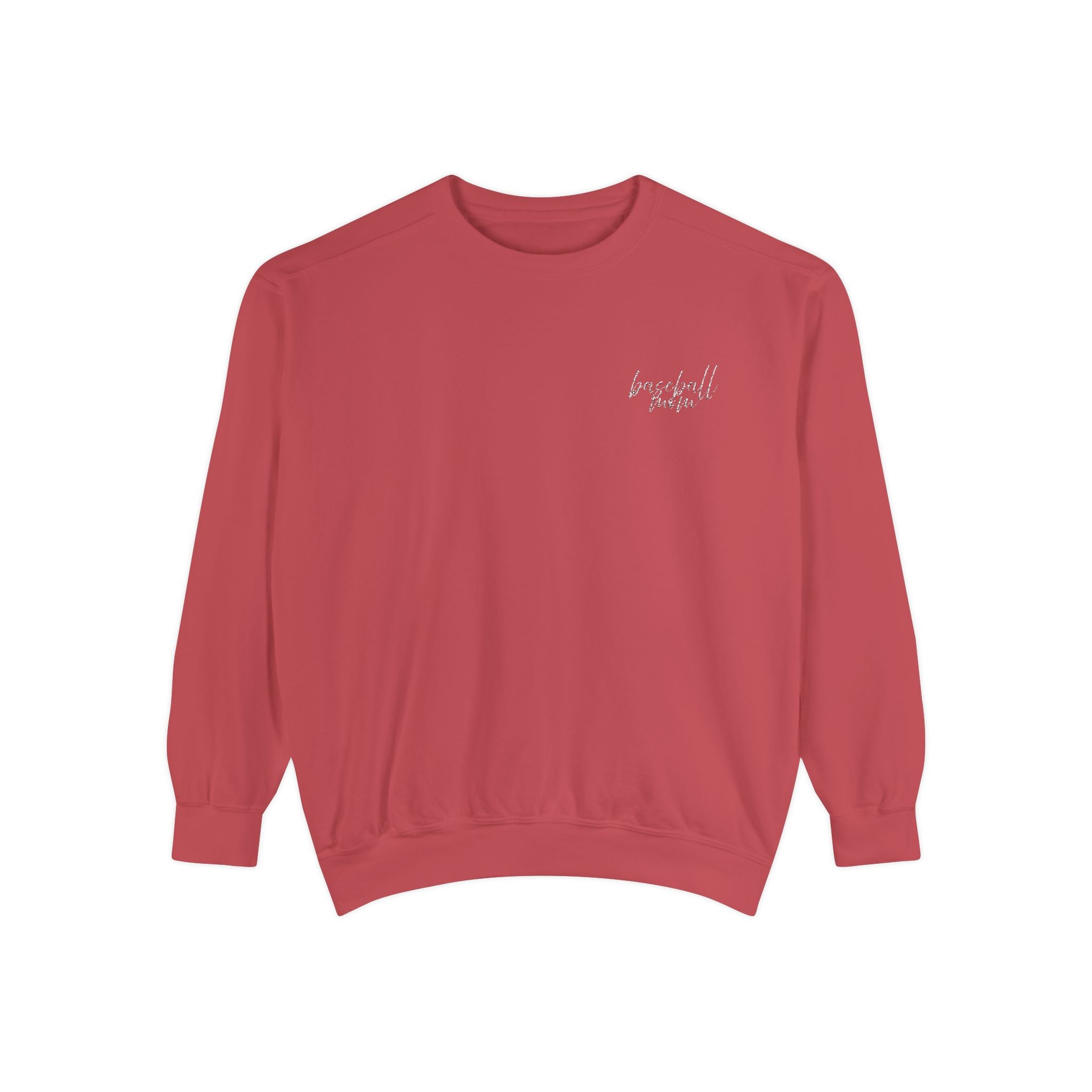 Baseball Mom Embroidered Sweatshirt