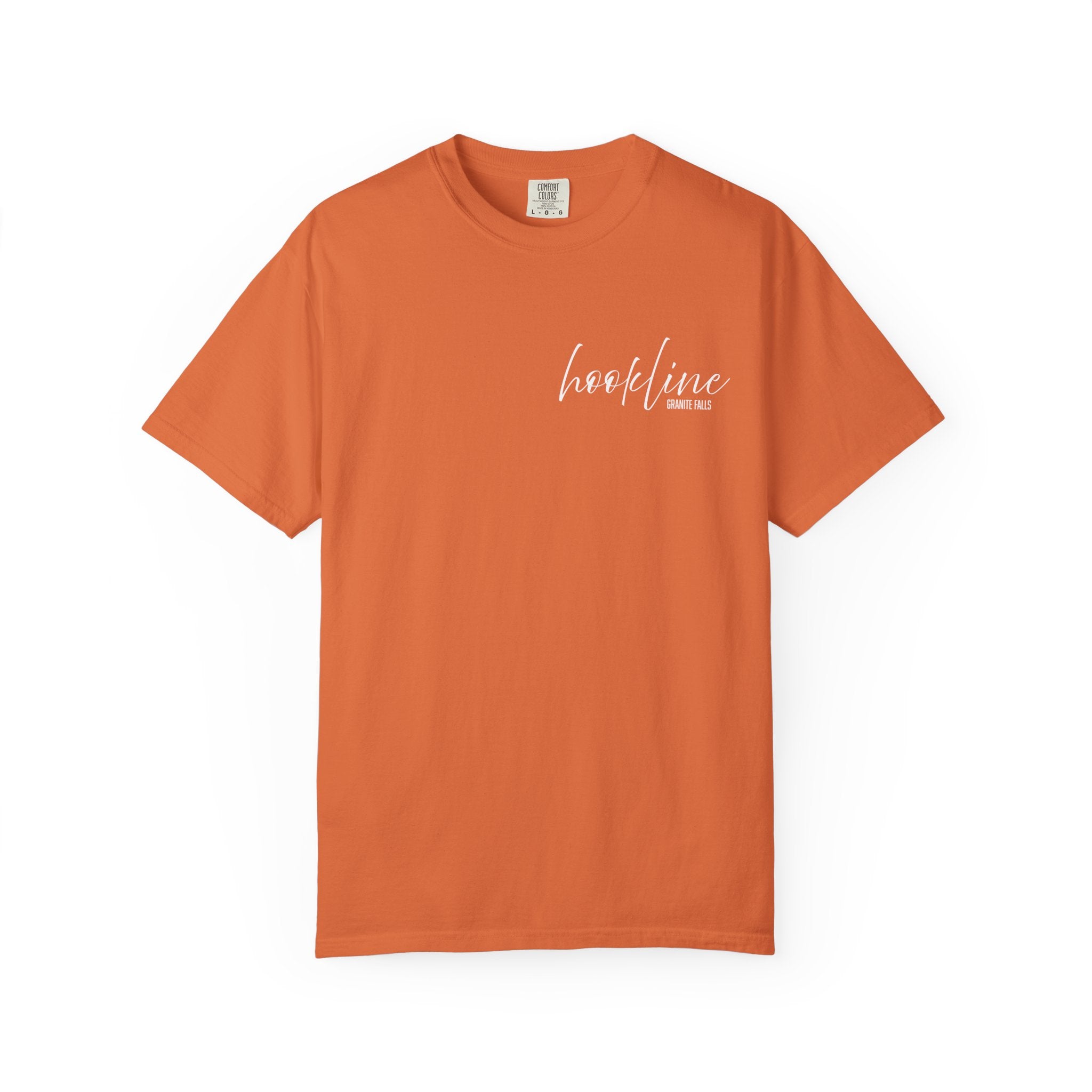 Hookline White Font T-shirt
