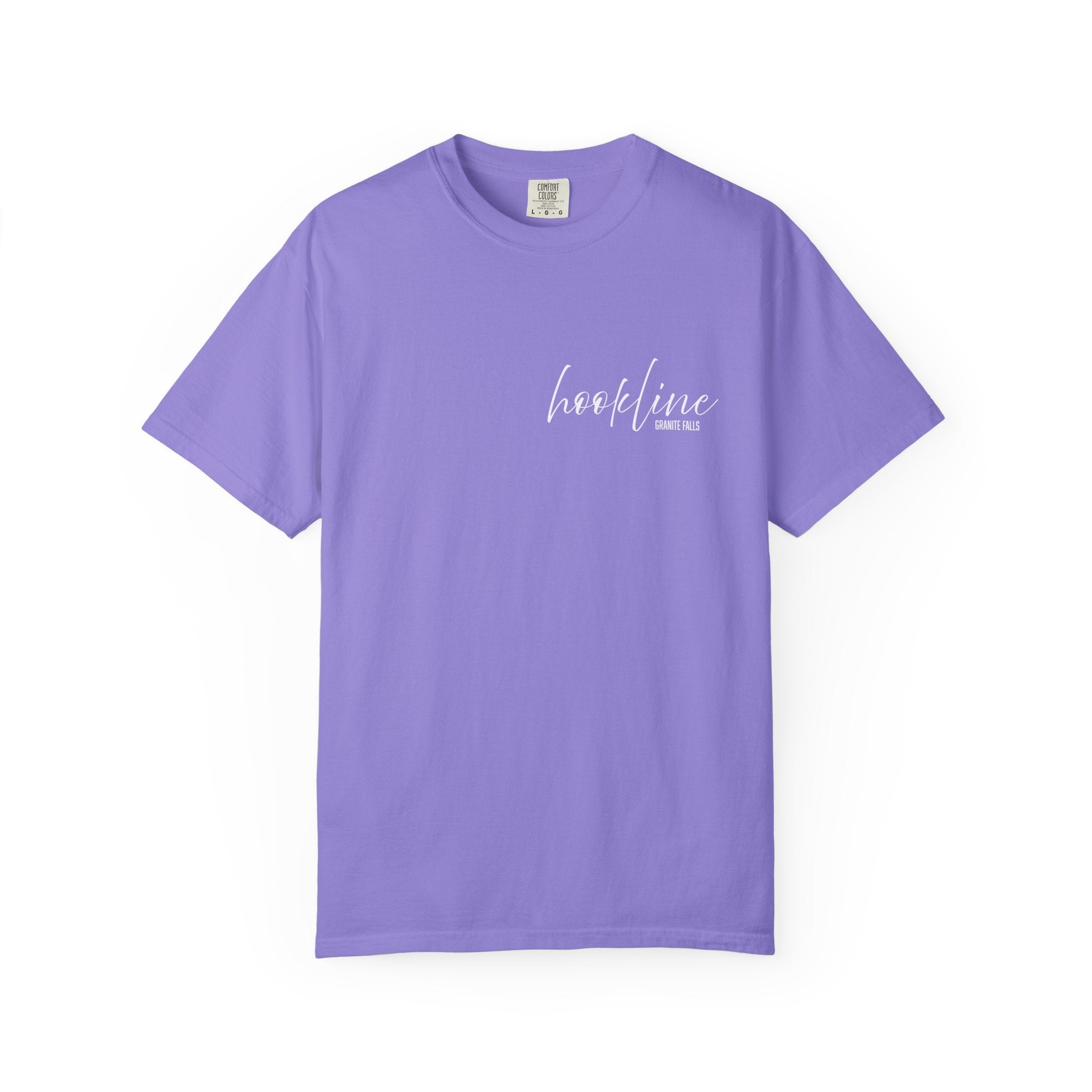 Hookline White Font T-shirt