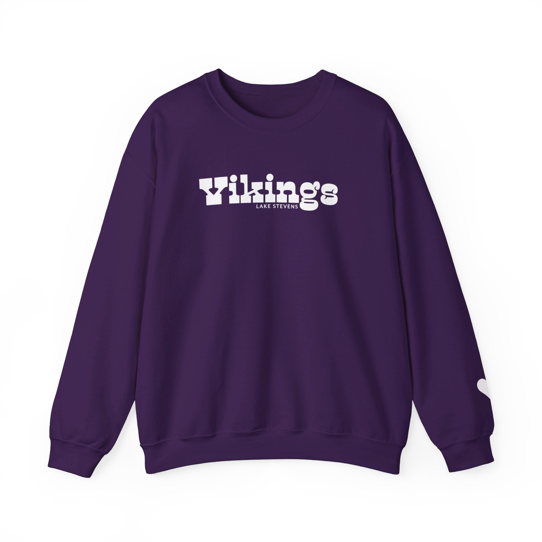 Lake Stevens Viking with Heart Sweatshirt