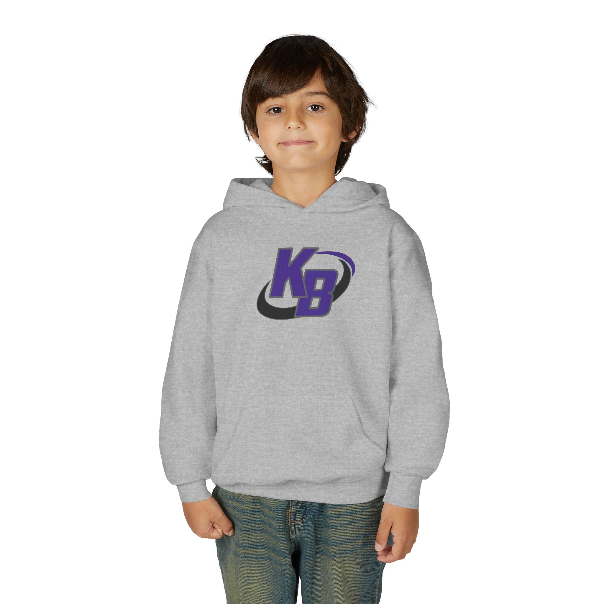 Youth Heavy Blend Hooded Sweatshirt - KB fastpitch design