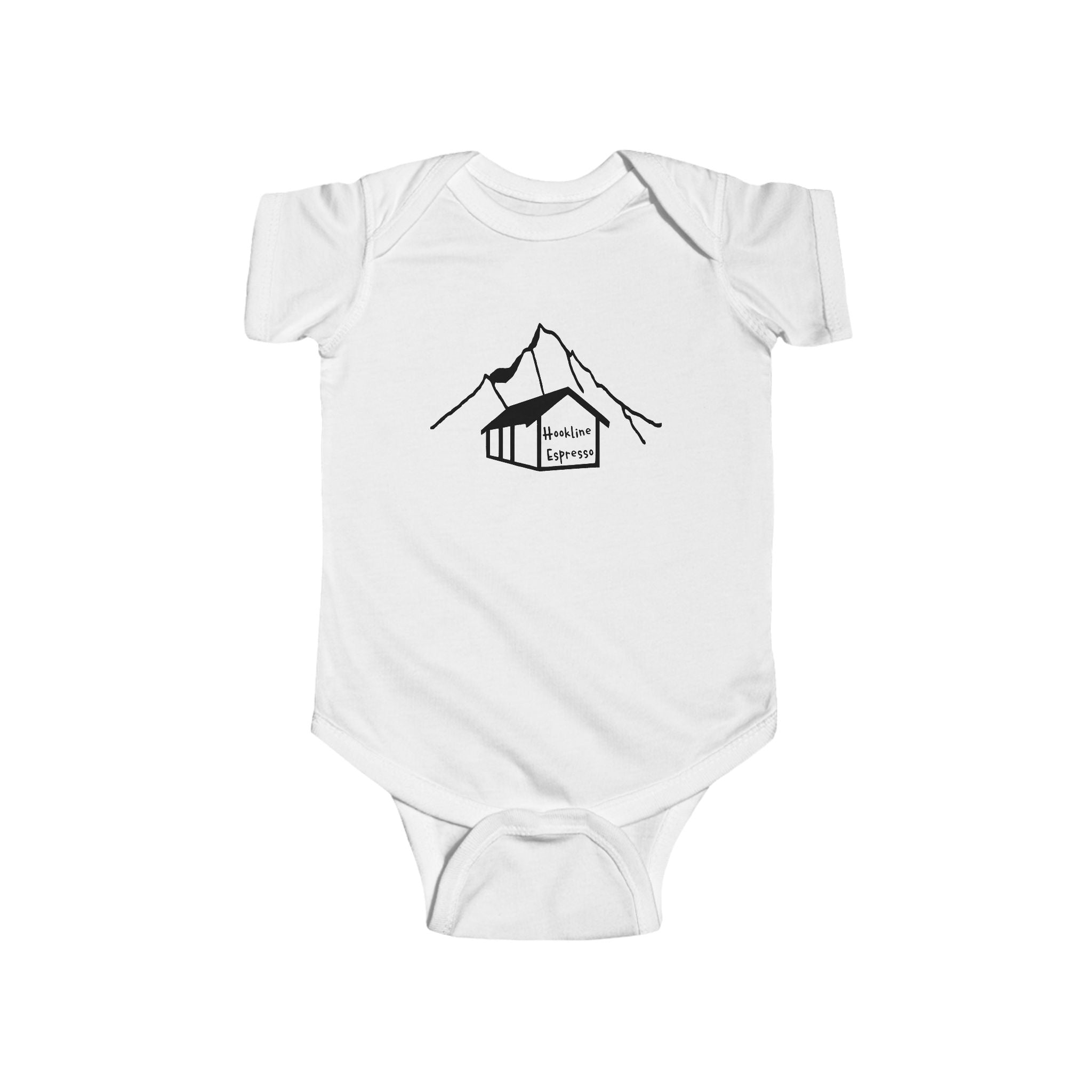 Hookline Espresso Baby Bodysuit