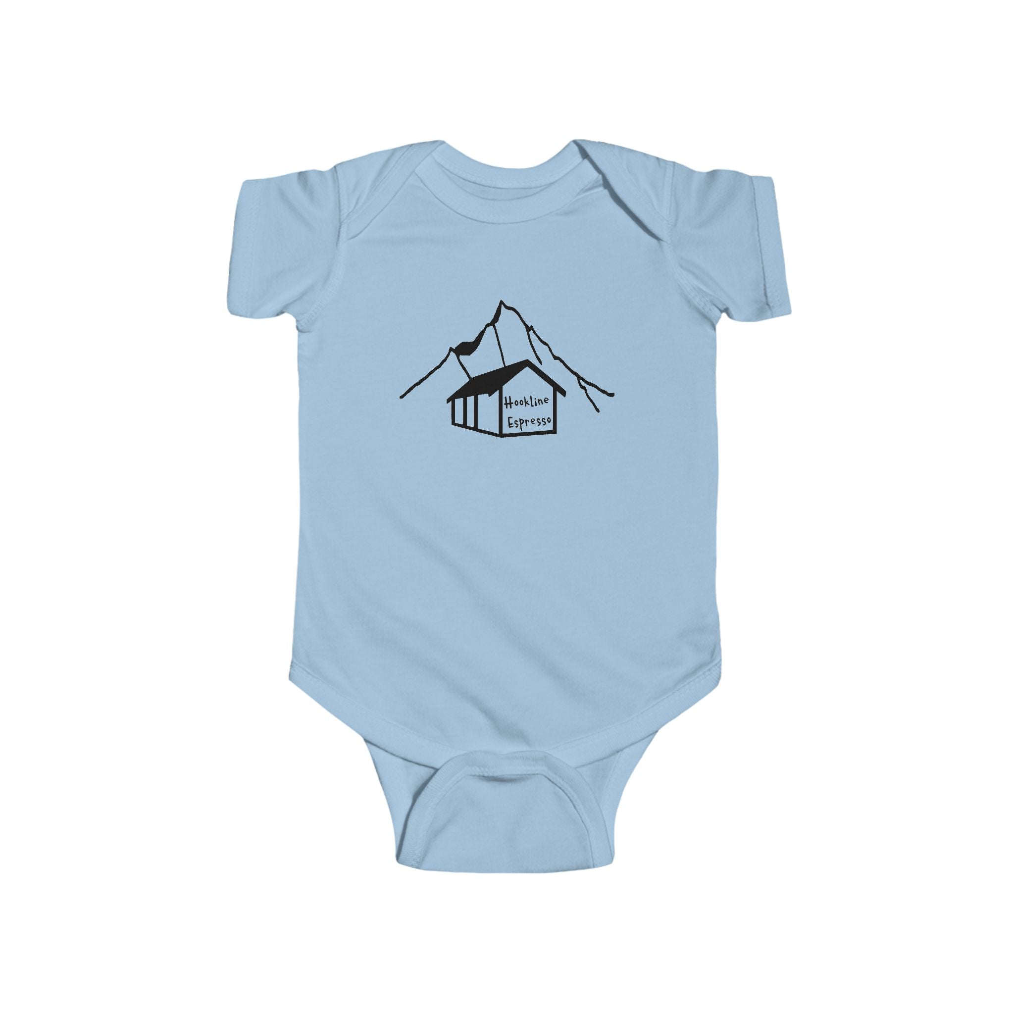 Hookline Espresso Baby Bodysuit