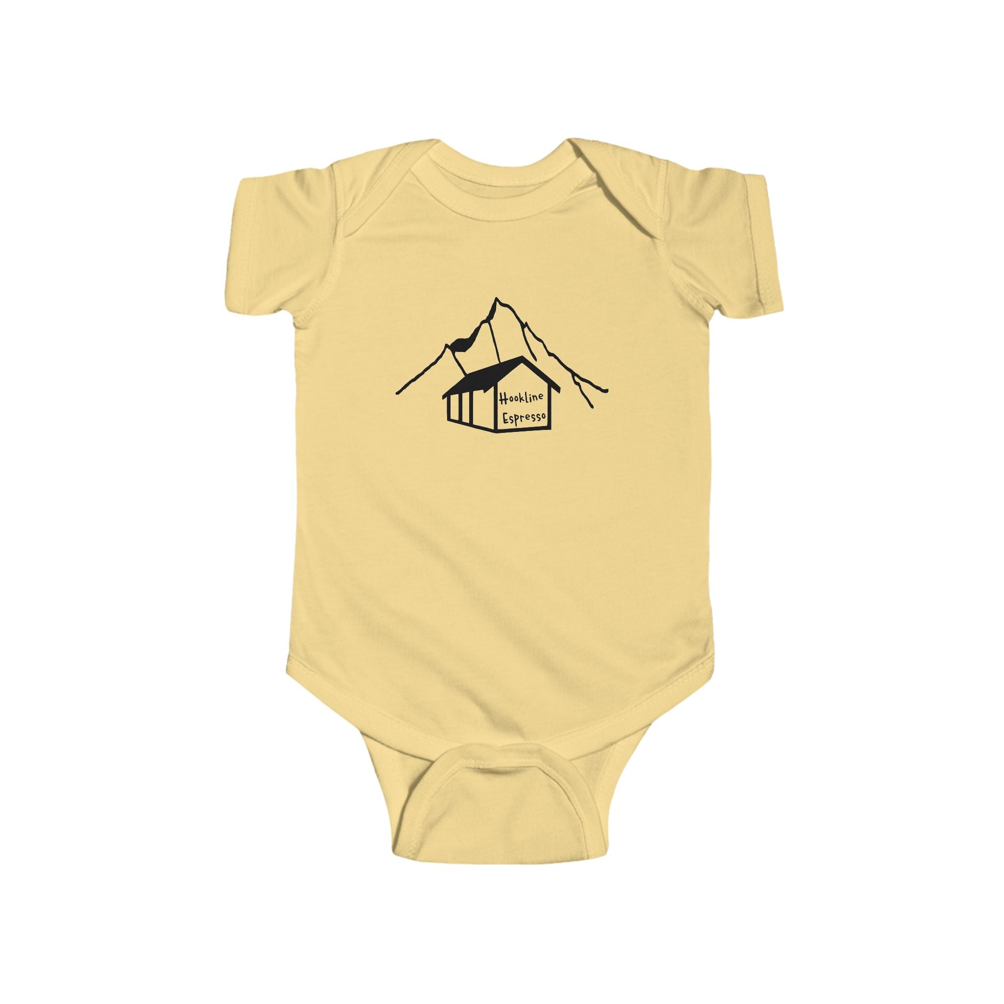 Hookline Espresso Baby Bodysuit